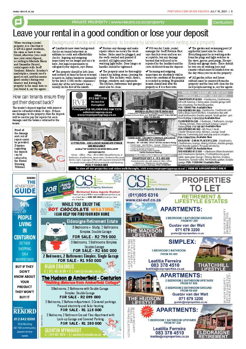 Rekord Centurion 16 July 2021 page 9