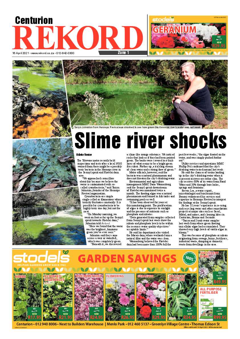 Rekord Centurion 16 April 2021 page 1