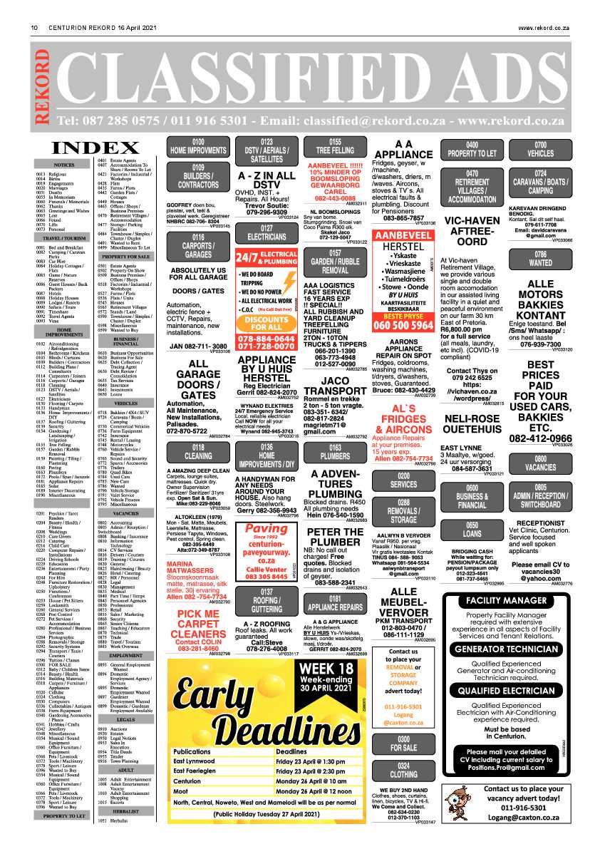 Rekord Centurion 16 April 2021 page 10