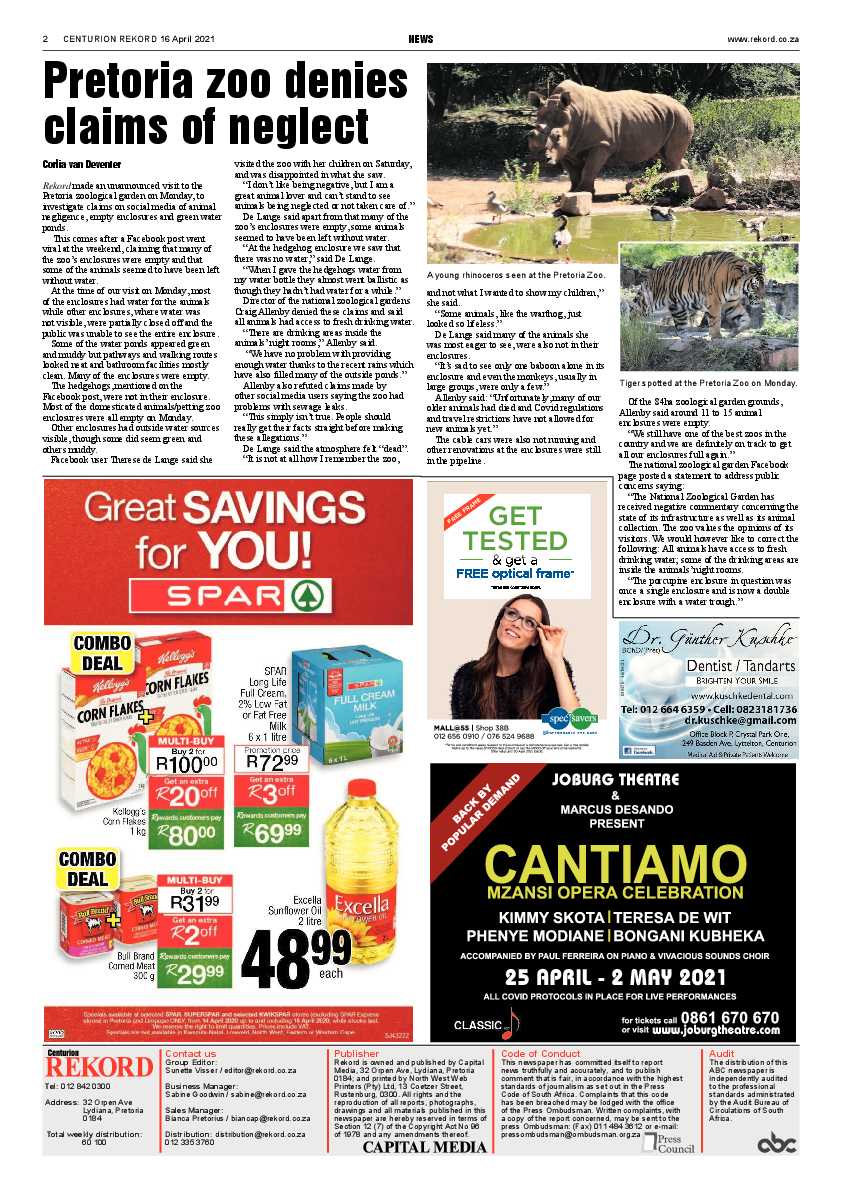 Rekord Centurion 16 April 2021 page 2