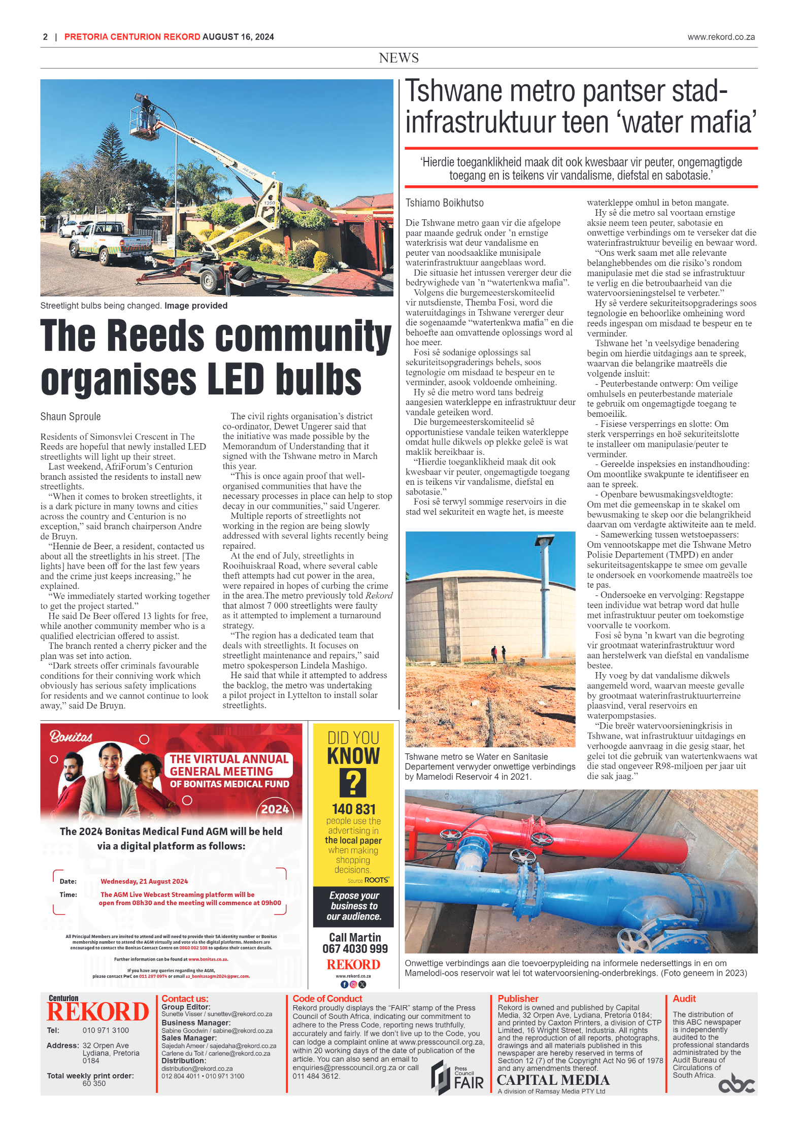 Rekord Centurion 16 August 2024 page 2