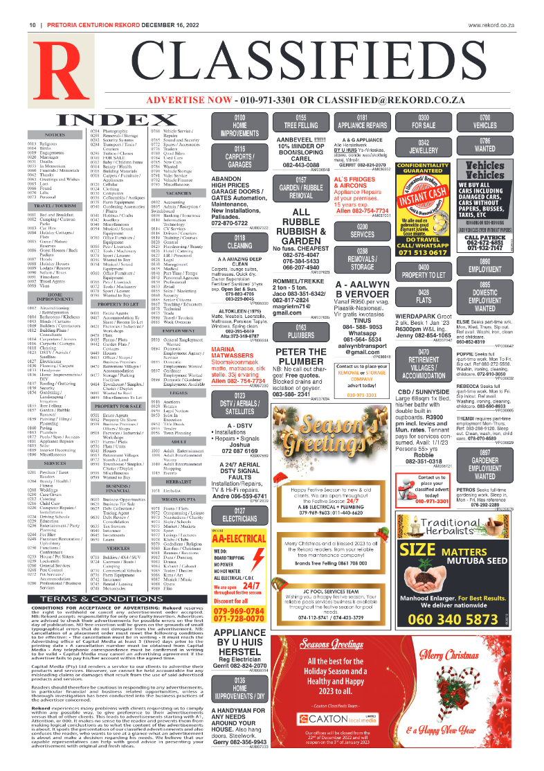 Rekord Centurion 16 December 2022 page 10