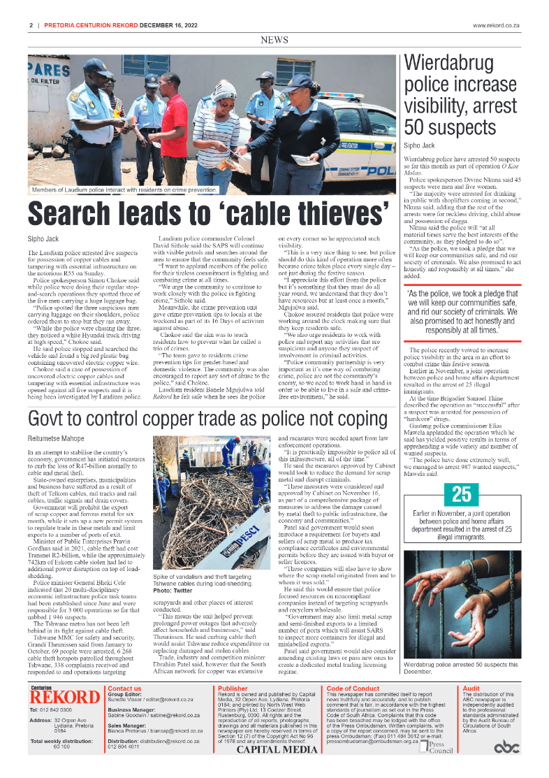 Rekord Centurion 16 December 2022 page 2