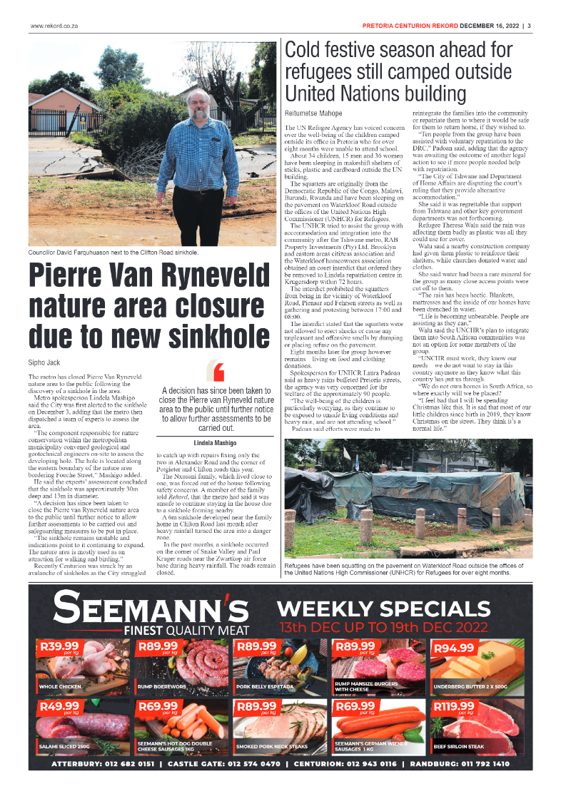 Rekord Centurion 16 December 2022 page 3