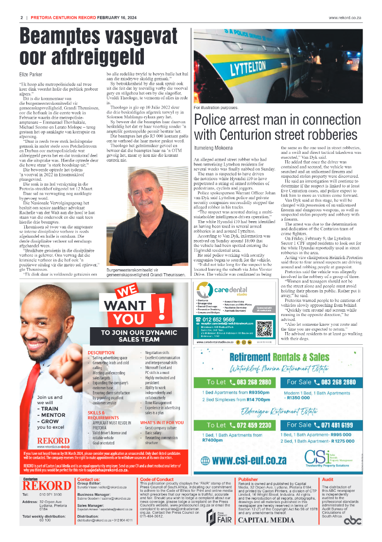 Rekord Centurion 16 February 2024 page 2
