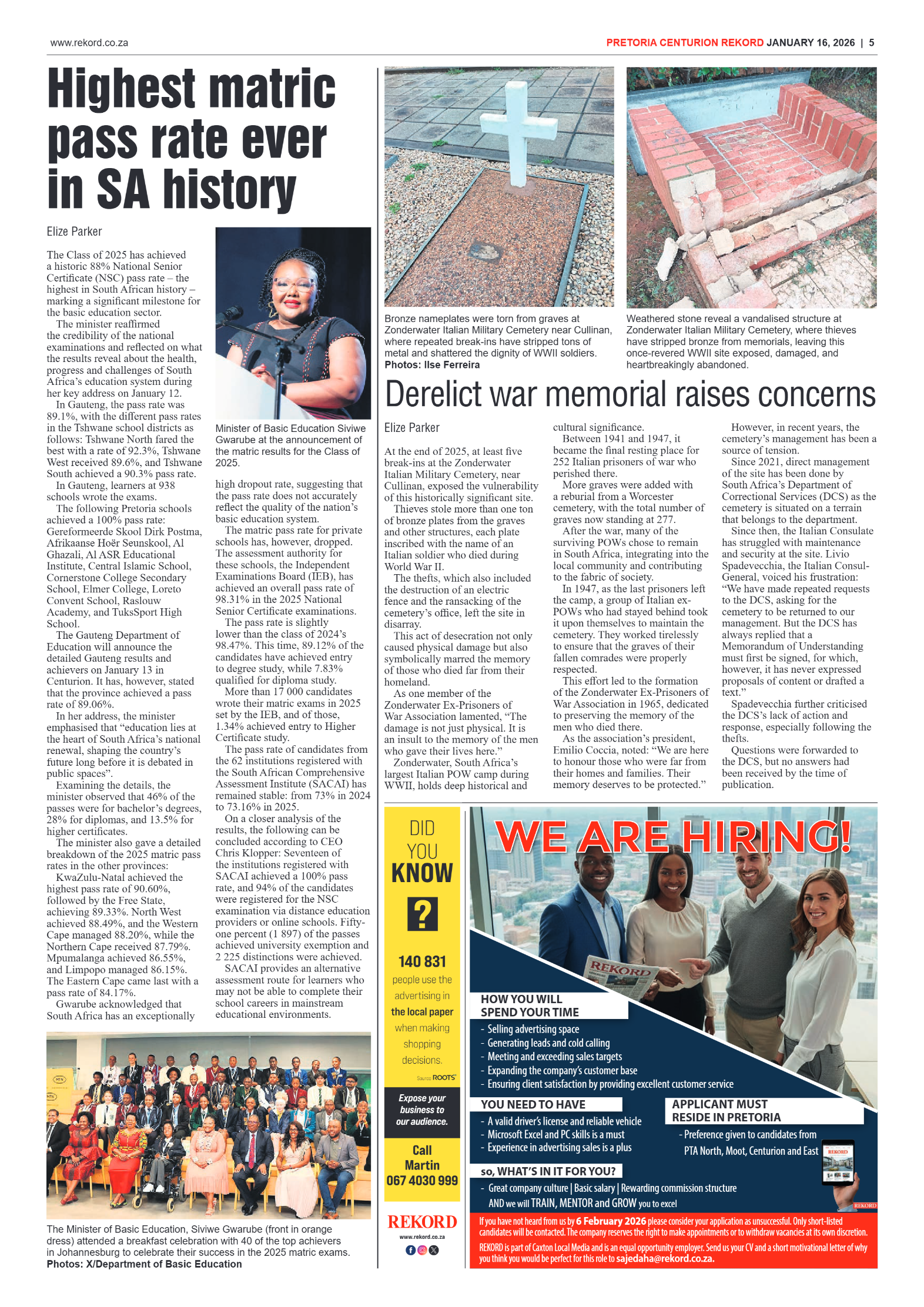 Rekord Centurion 16 January 2025 page 7