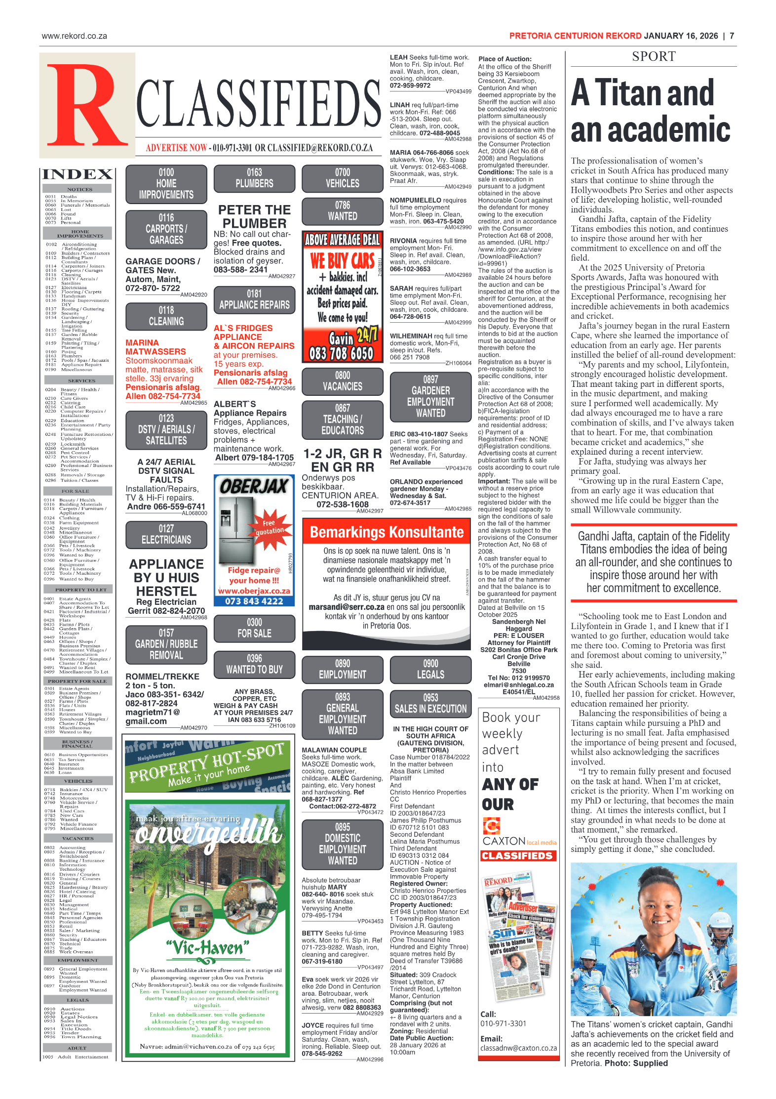 Rekord Centurion 16 January 2025 page 9