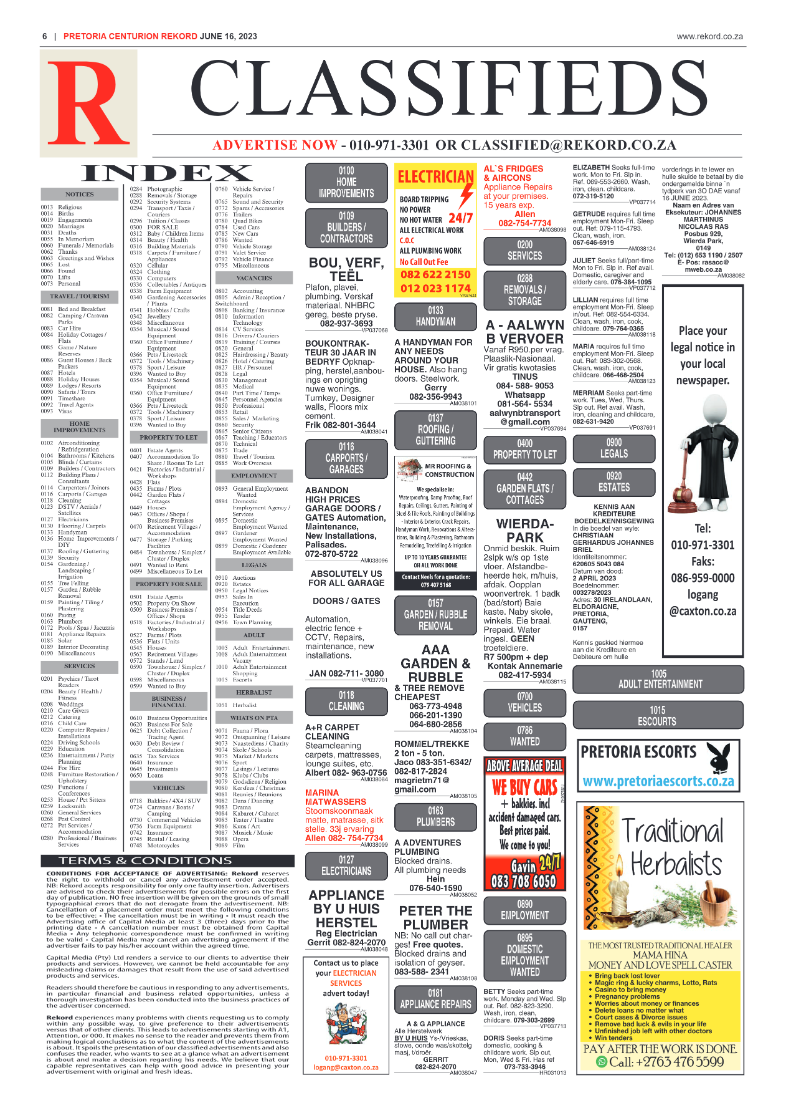 Rekord Centurion 16 June 2023 page 6