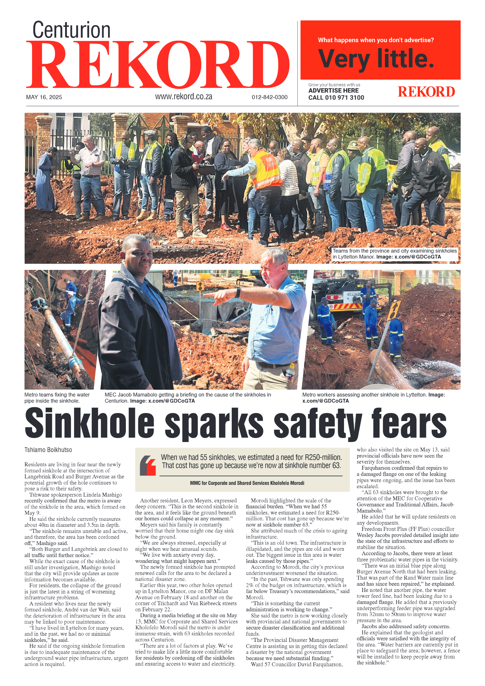 Rekord Centurion 16 May 2025 page 3