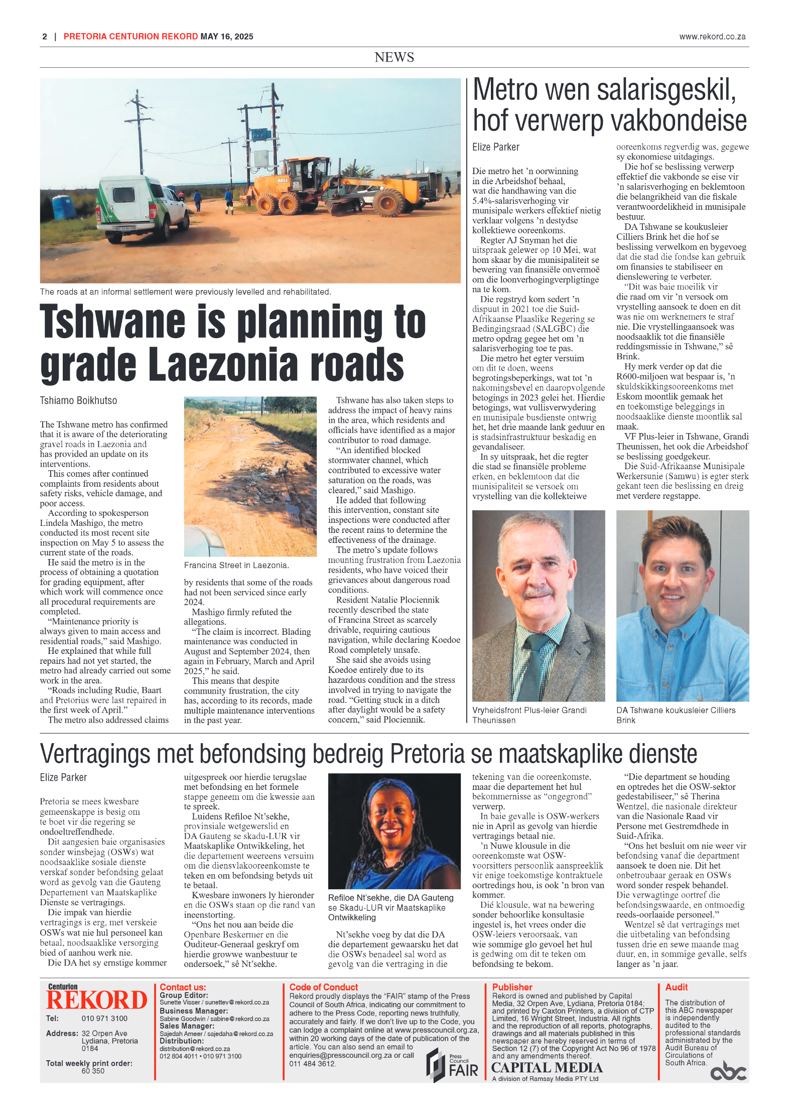 Rekord Centurion 16 May 2025 page 4