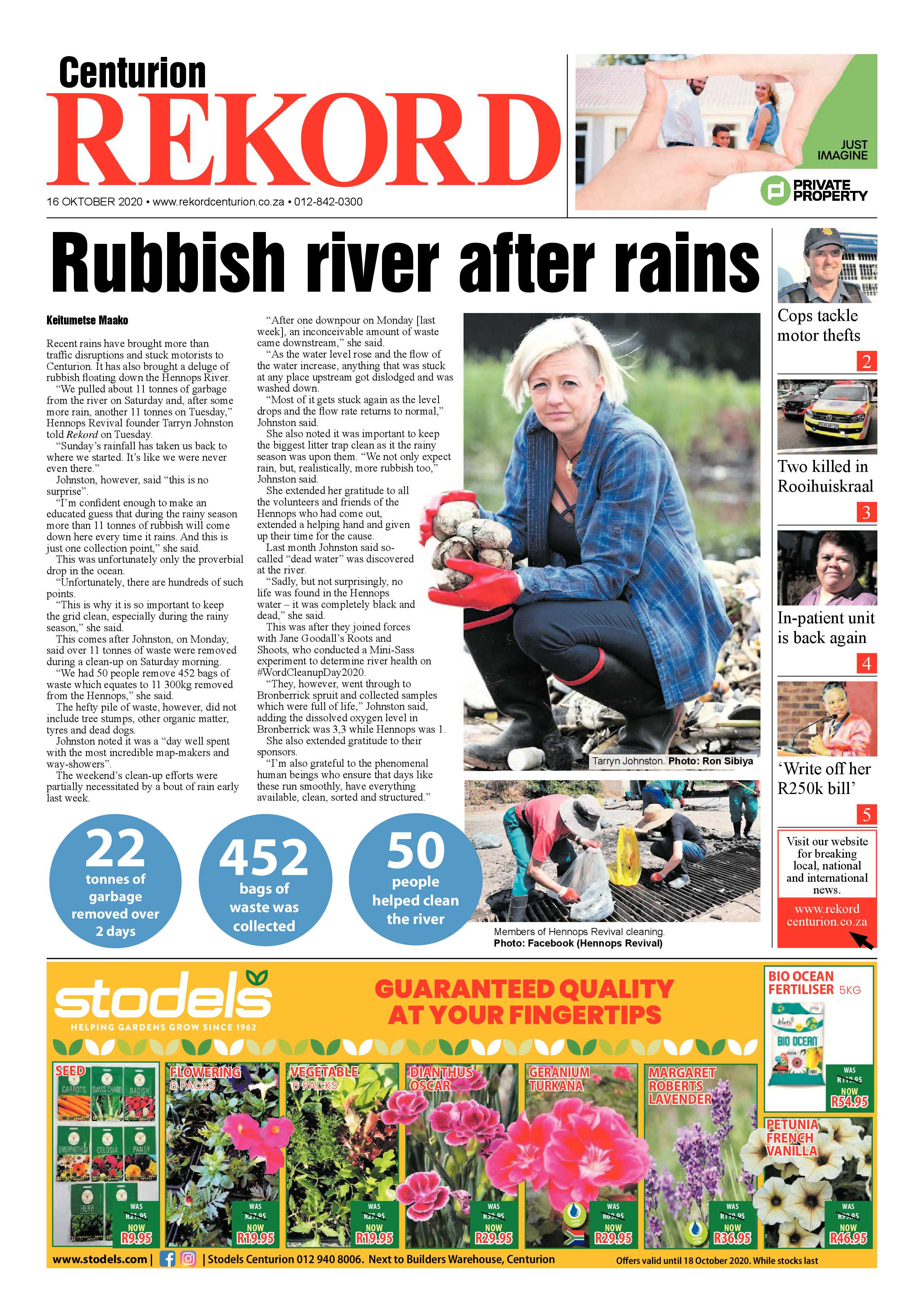 Rekord Centurion 16 October 2020 page 1