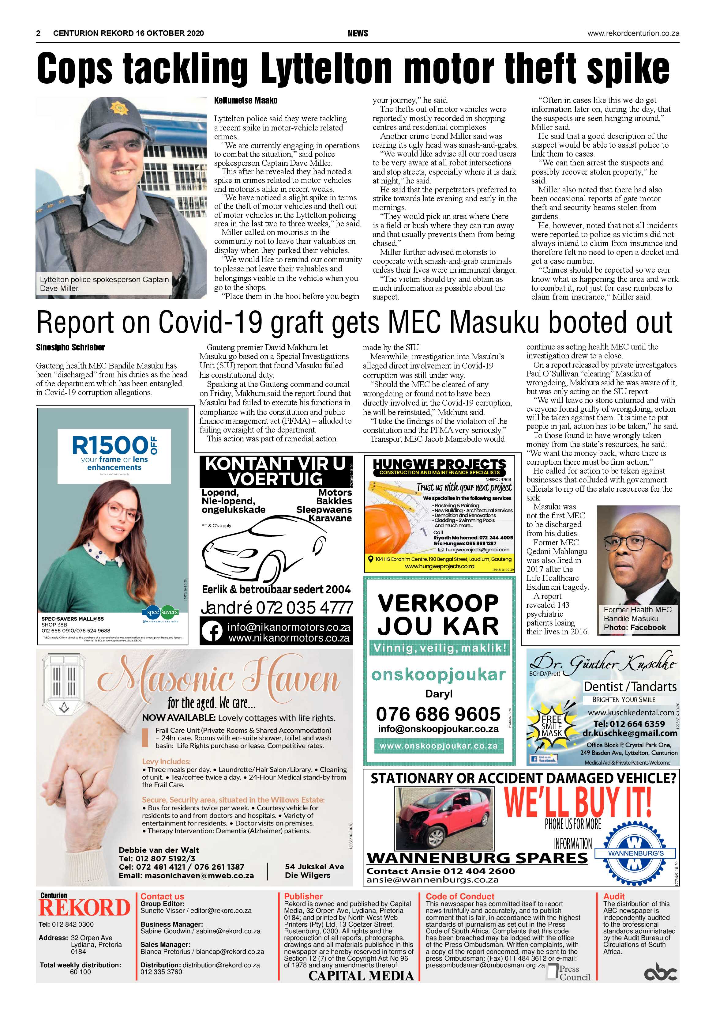 Rekord Centurion 16 October 2020 page 2