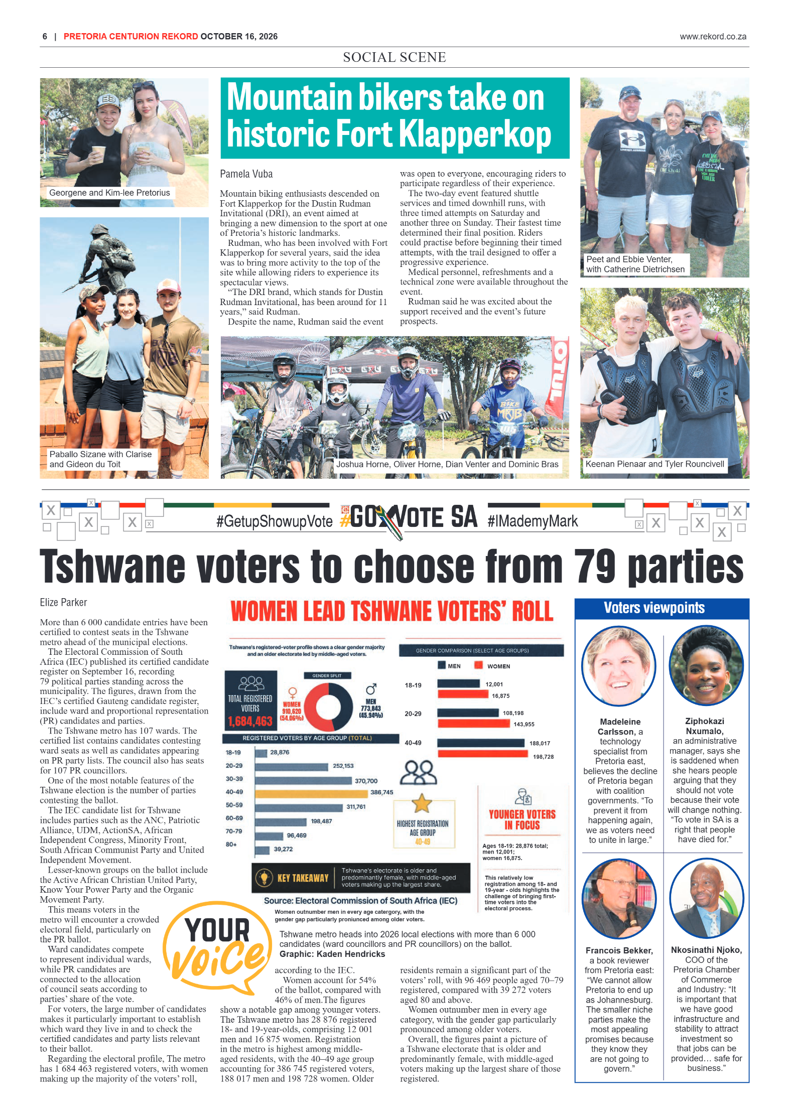 Rekord Centurion – 16 October 2026 page 6