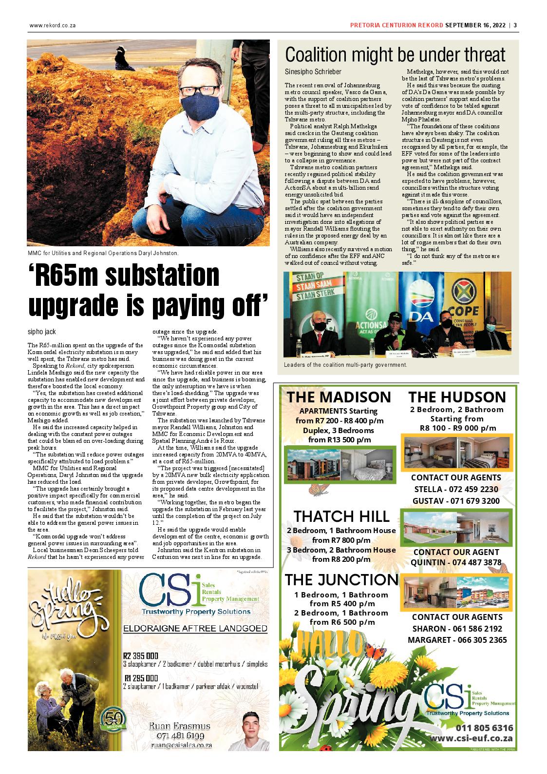 Rekord Centurion 16 September 2022 page 3