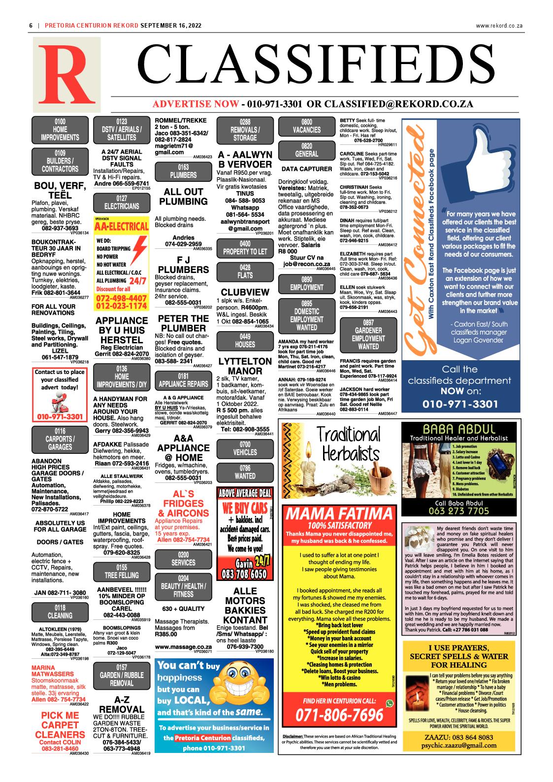 Rekord Centurion 16 September 2022 page 6