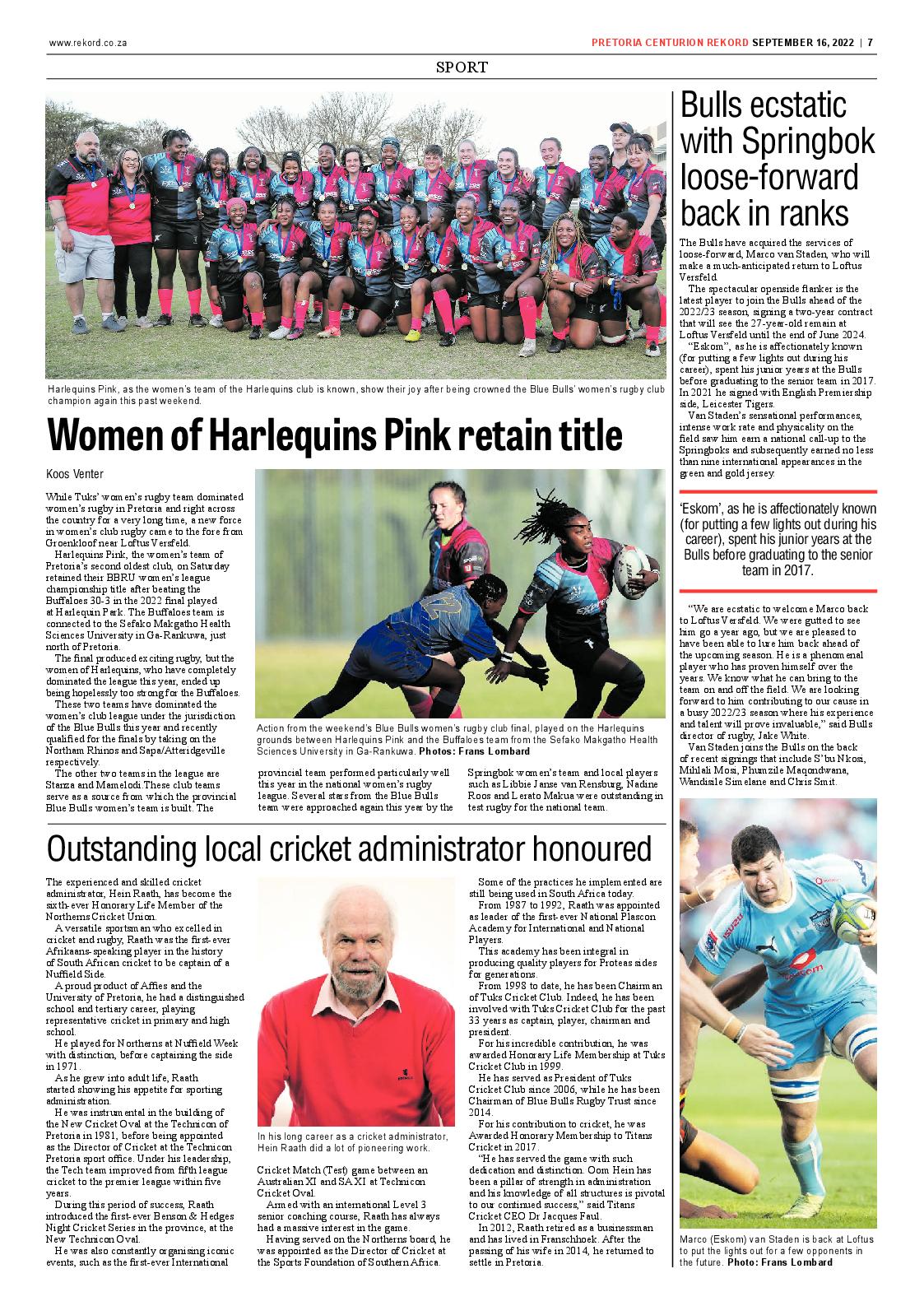 Rekord Centurion 16 September 2022 page 7