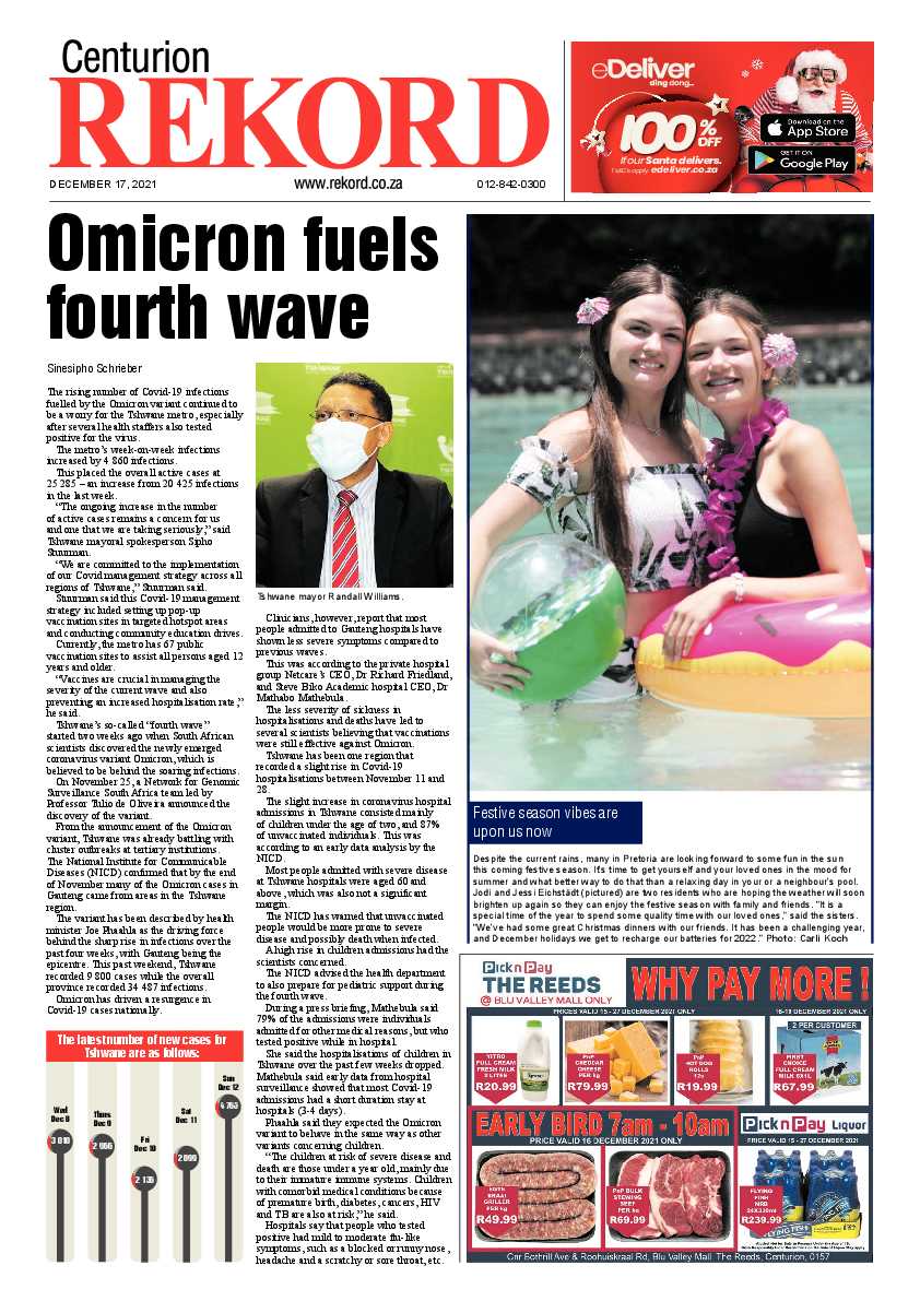 Rekord Centurion 17 December 2021 page 1