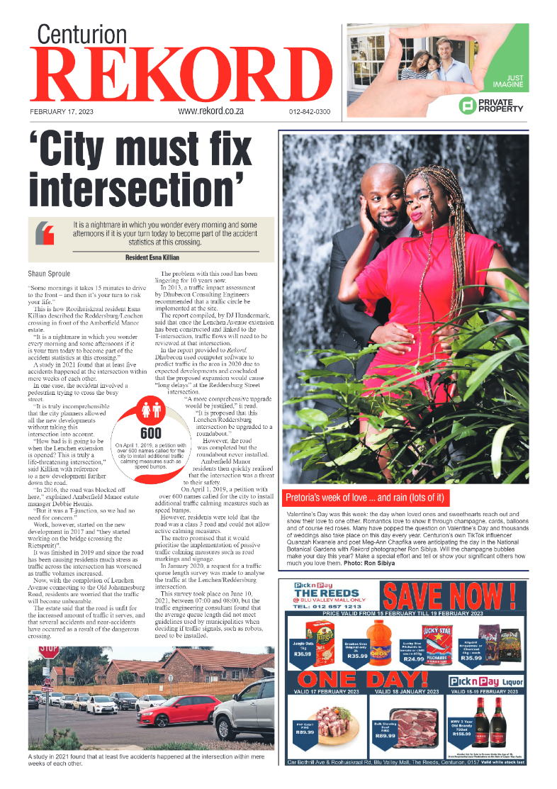 Rekord Centurion 17 February 2023 page 1