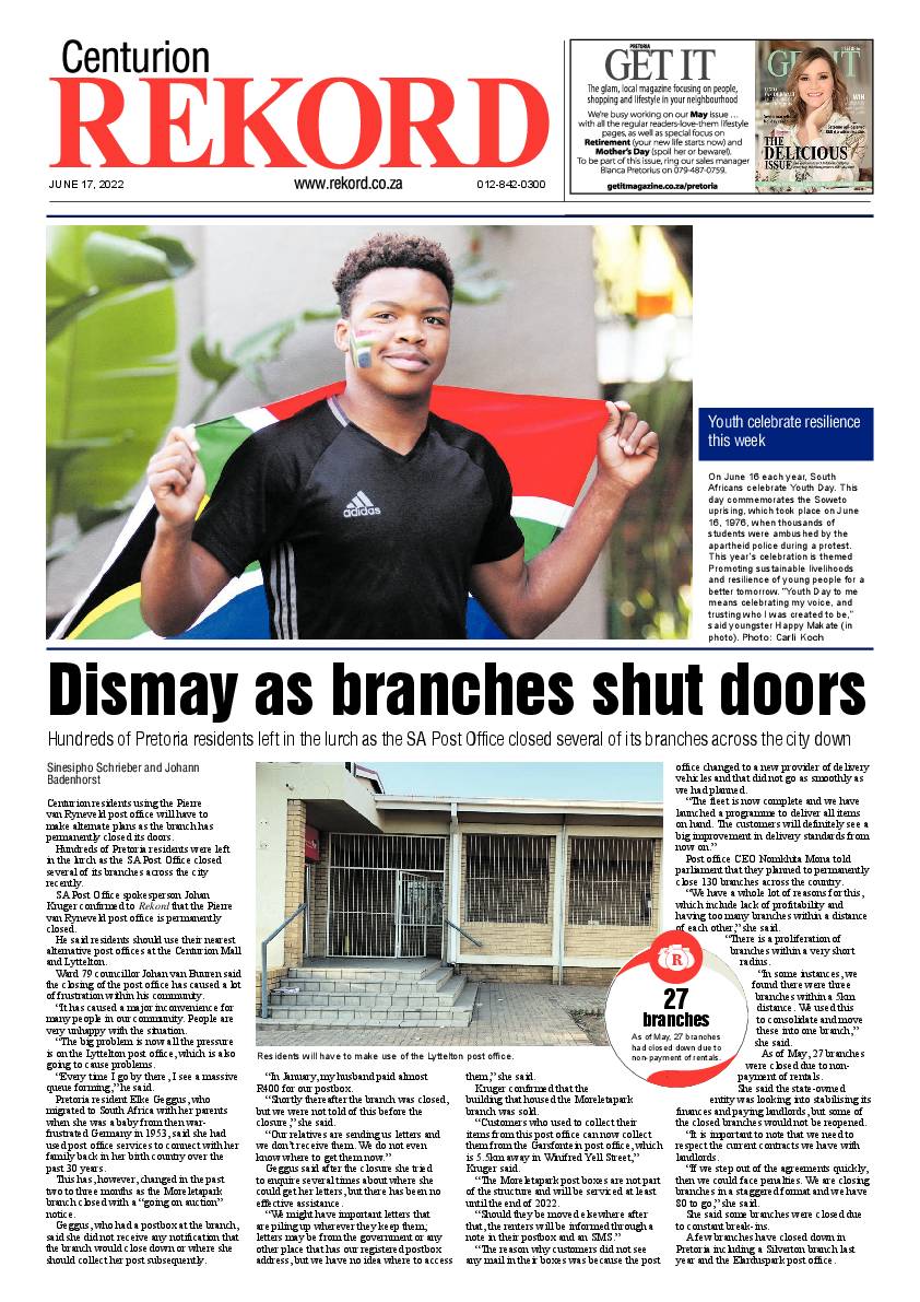 Rekord Centurion 17 June 2022 page 1