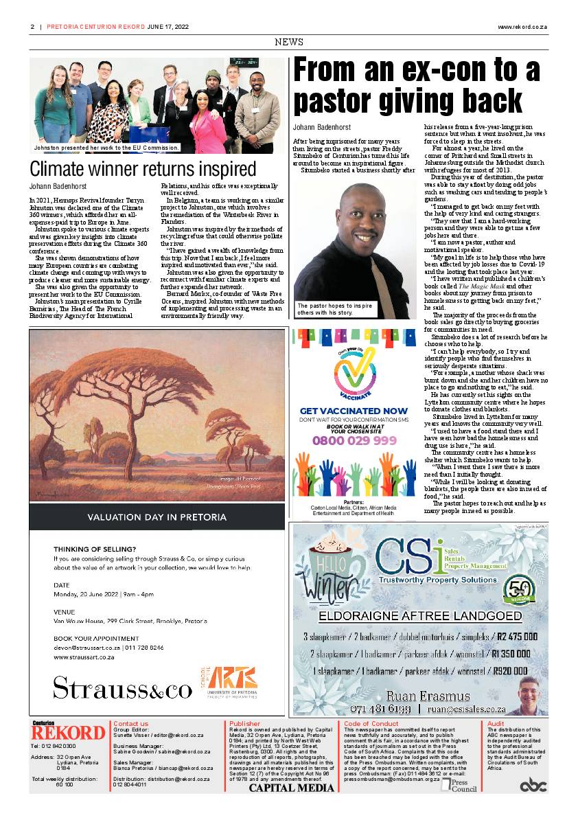Rekord Centurion 17 June 2022 page 2