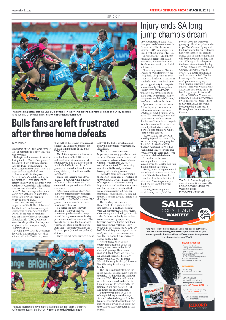 Rekord Centurion 17 March 2023 page 11
