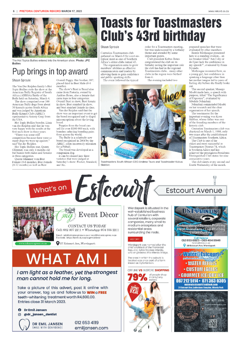 Rekord Centurion 17 March 2023 page 6