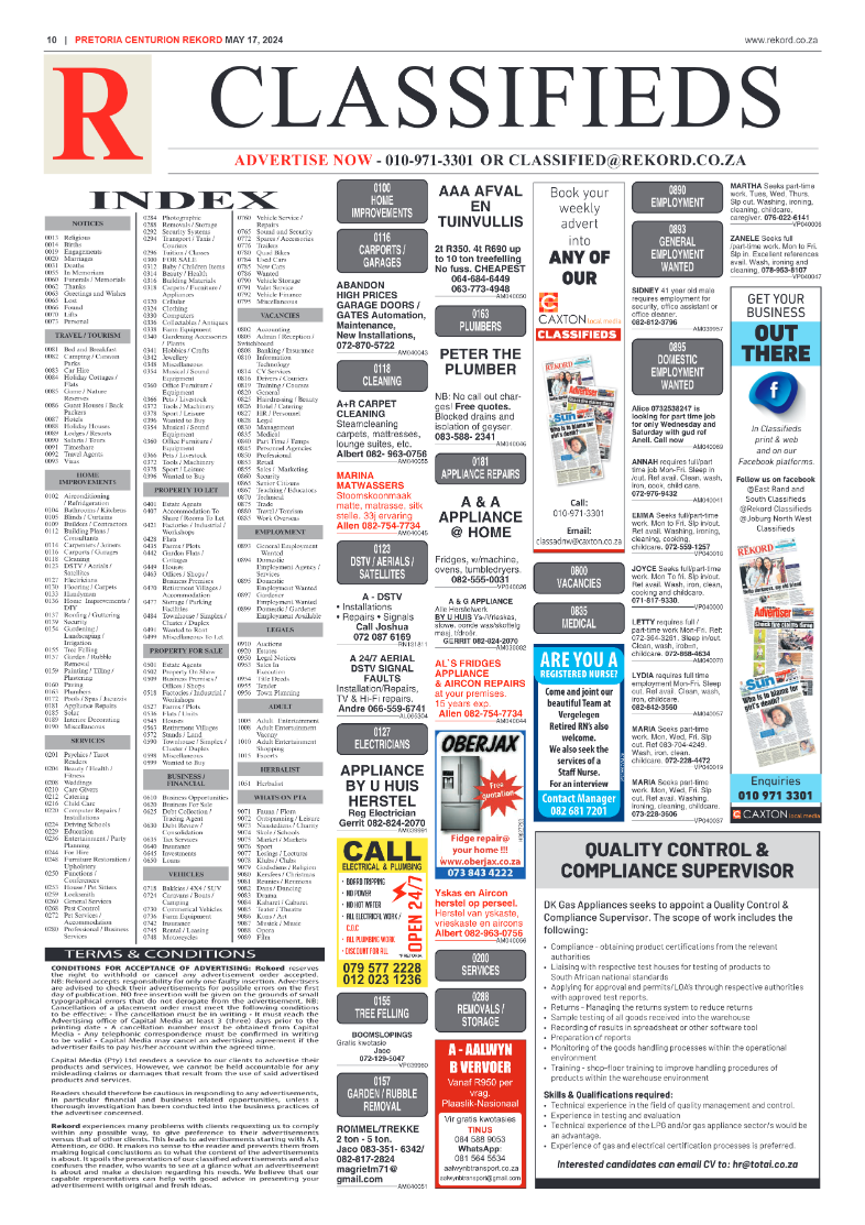 Rekord Centurion 17 May 2024 page 10