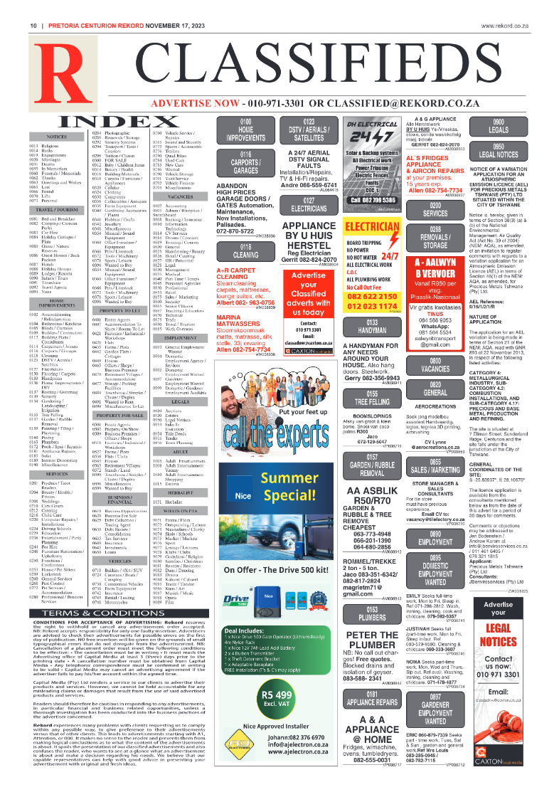 Rekord Centurion 17 November 2023 page 10