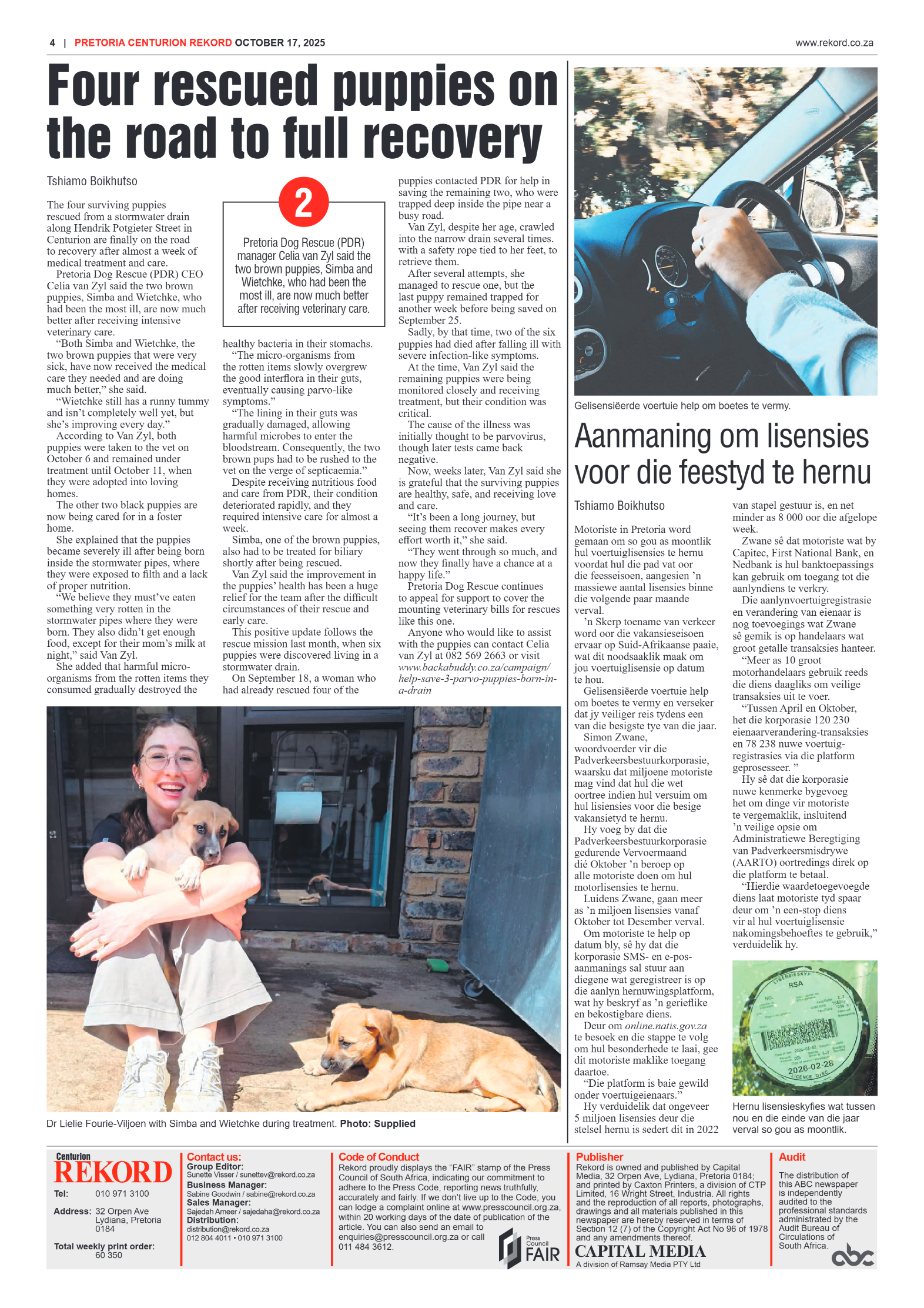 Rekord Centurion 17 October 2025 page 4
