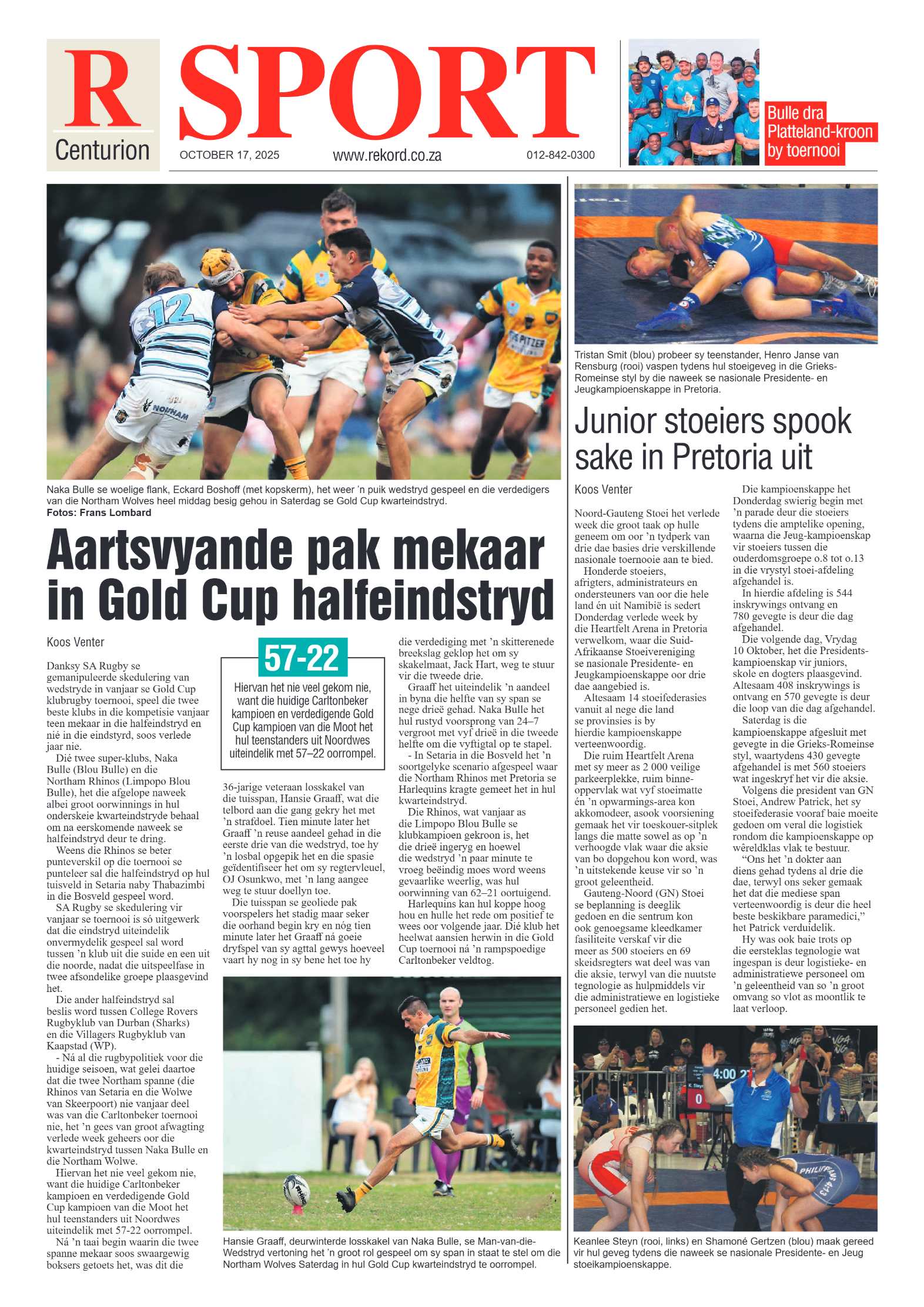 Rekord Centurion 17 October 2025 page 8