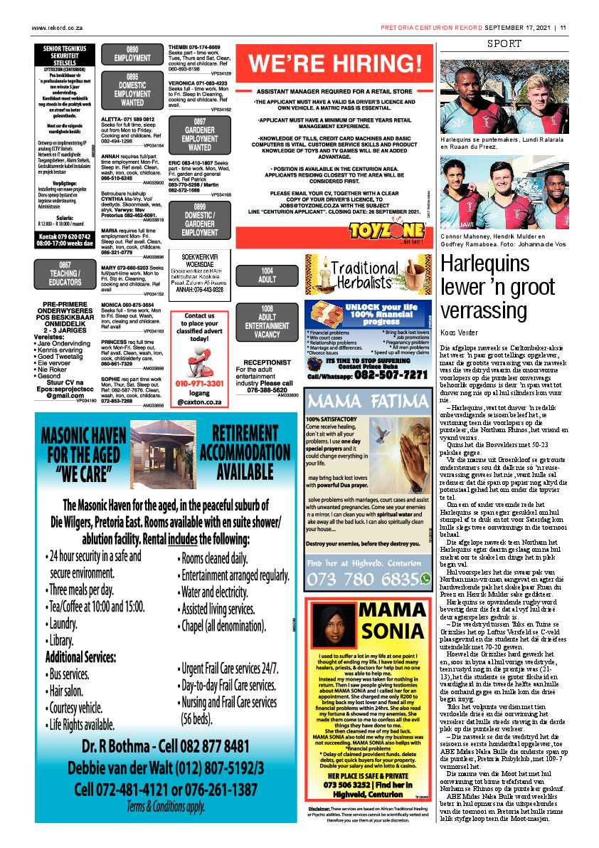 Rekord Centurion 17 September 2021 page 11