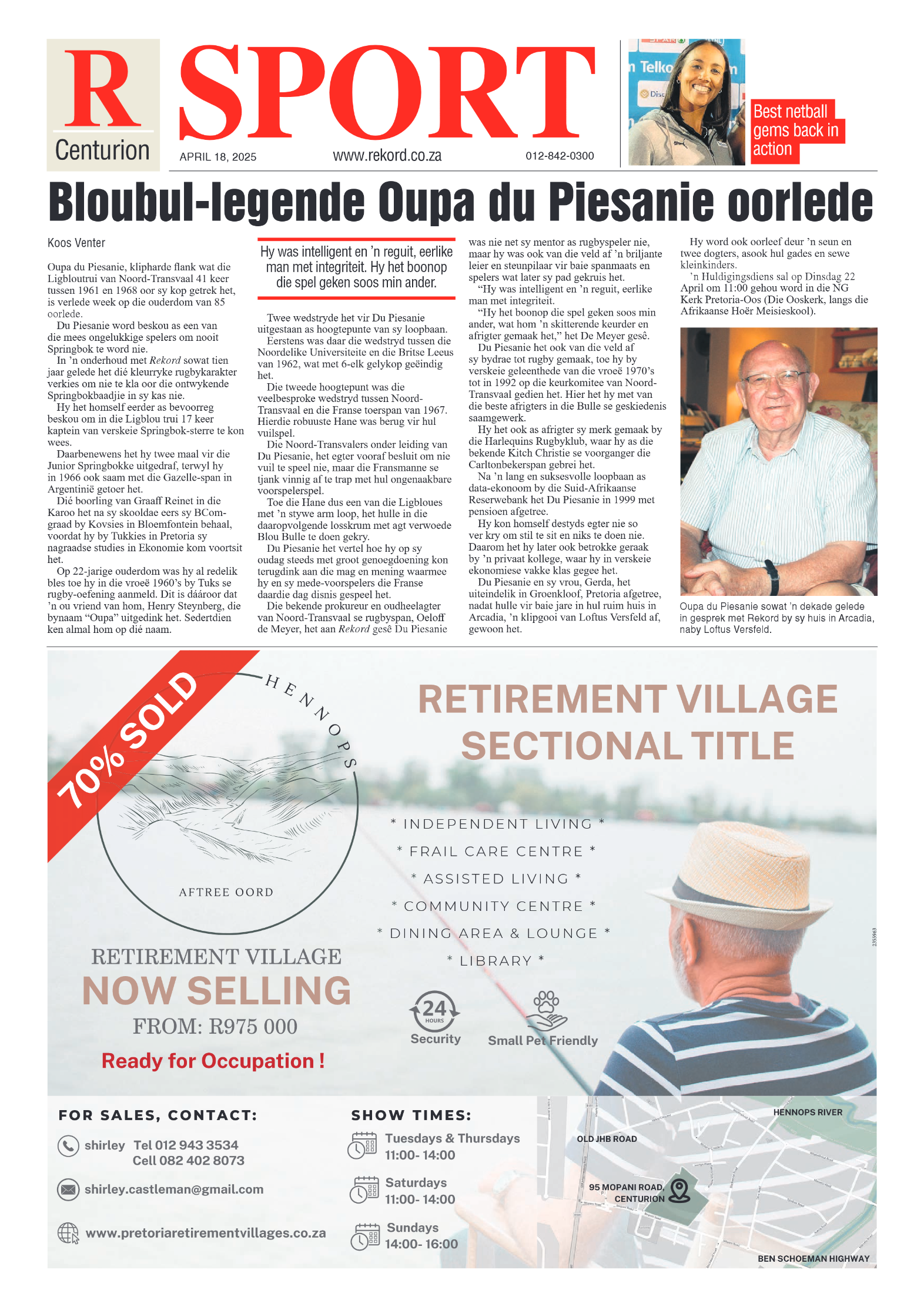 Rekord Centurion 18 April 2025 page 12