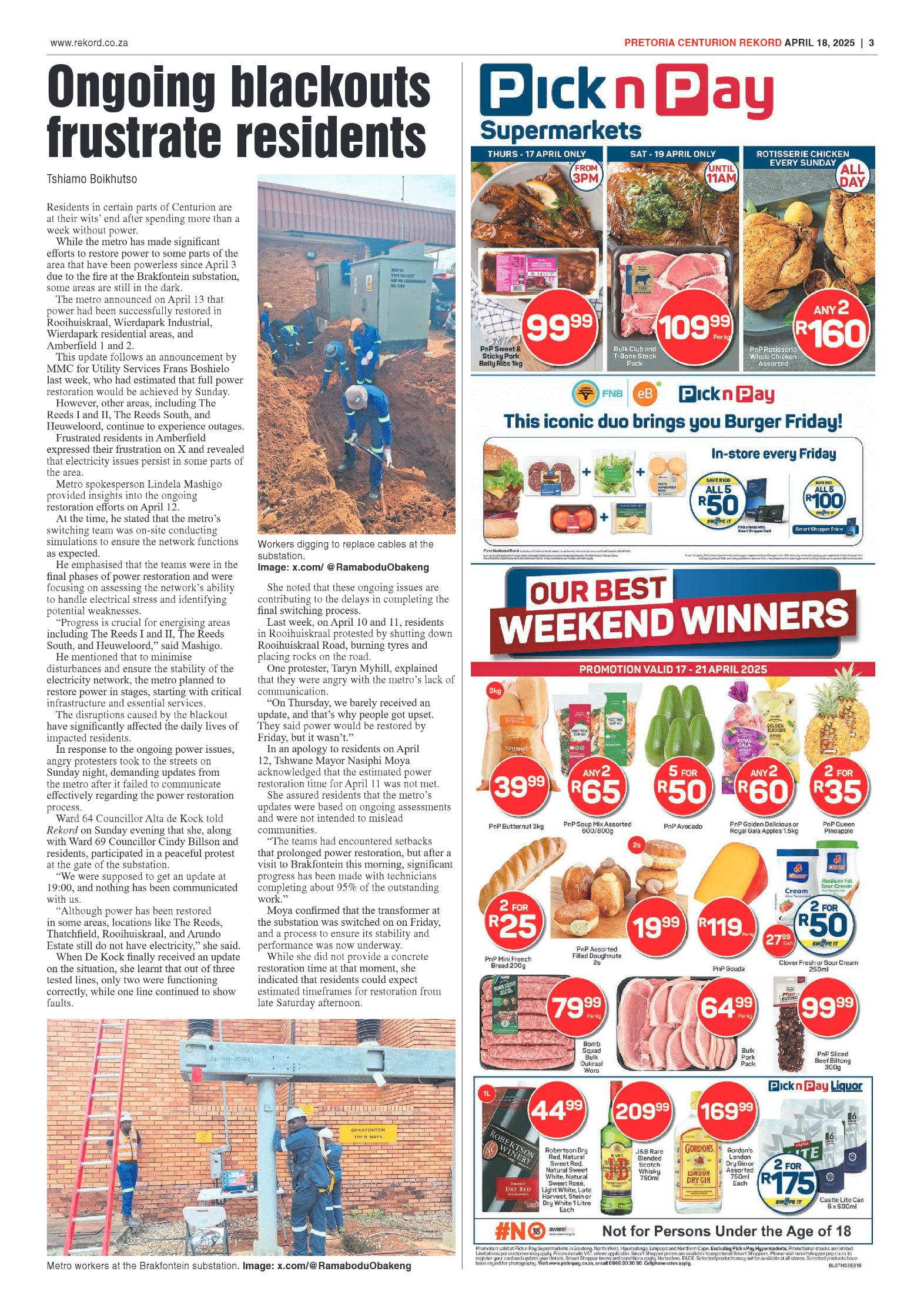 Rekord Centurion 18 April 2025 page 3