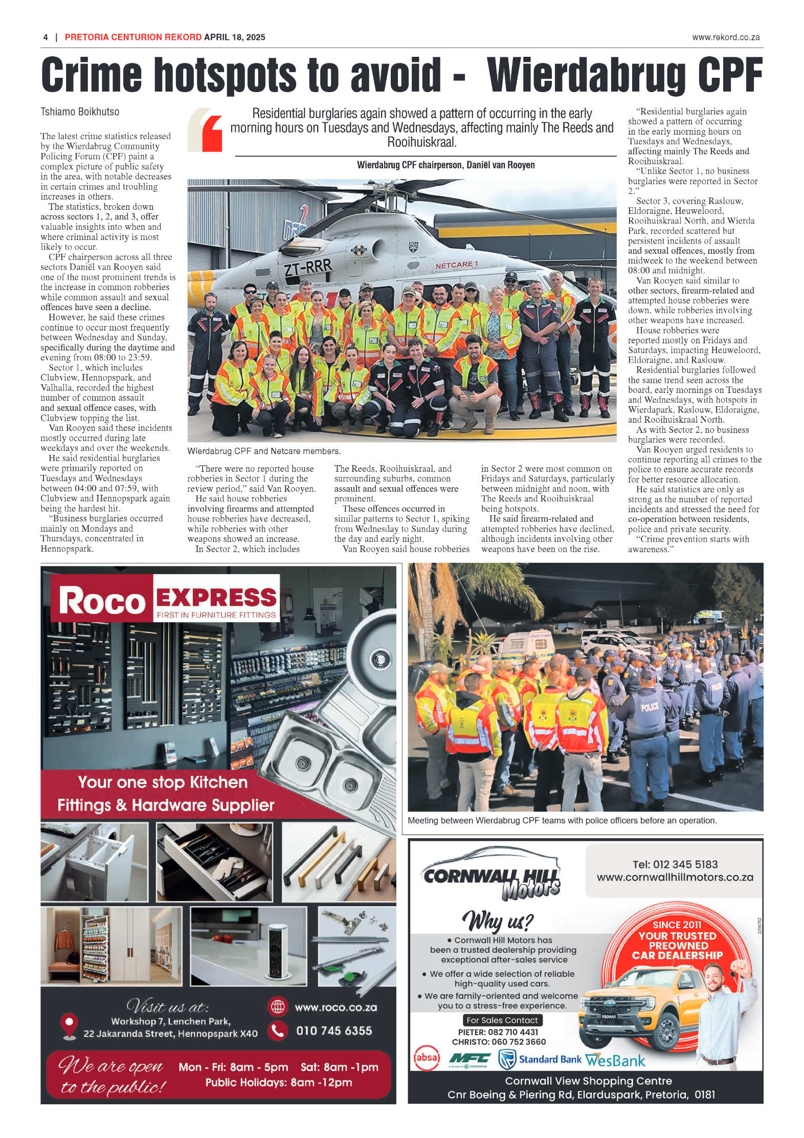 Rekord Centurion 18 April 2025 page 4