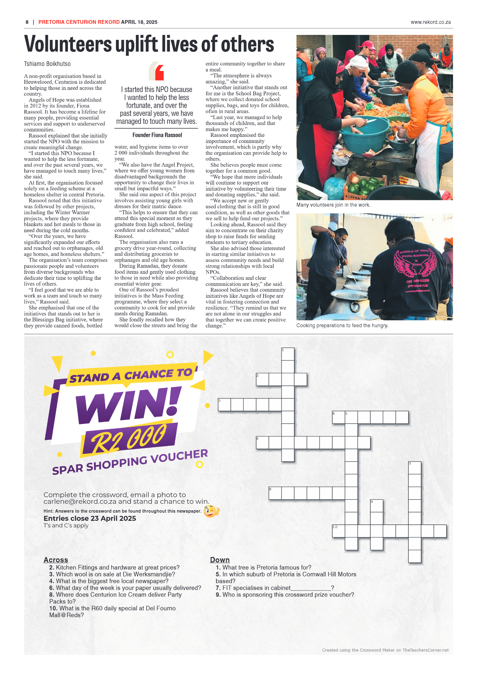Rekord Centurion 18 April 2025 page 8