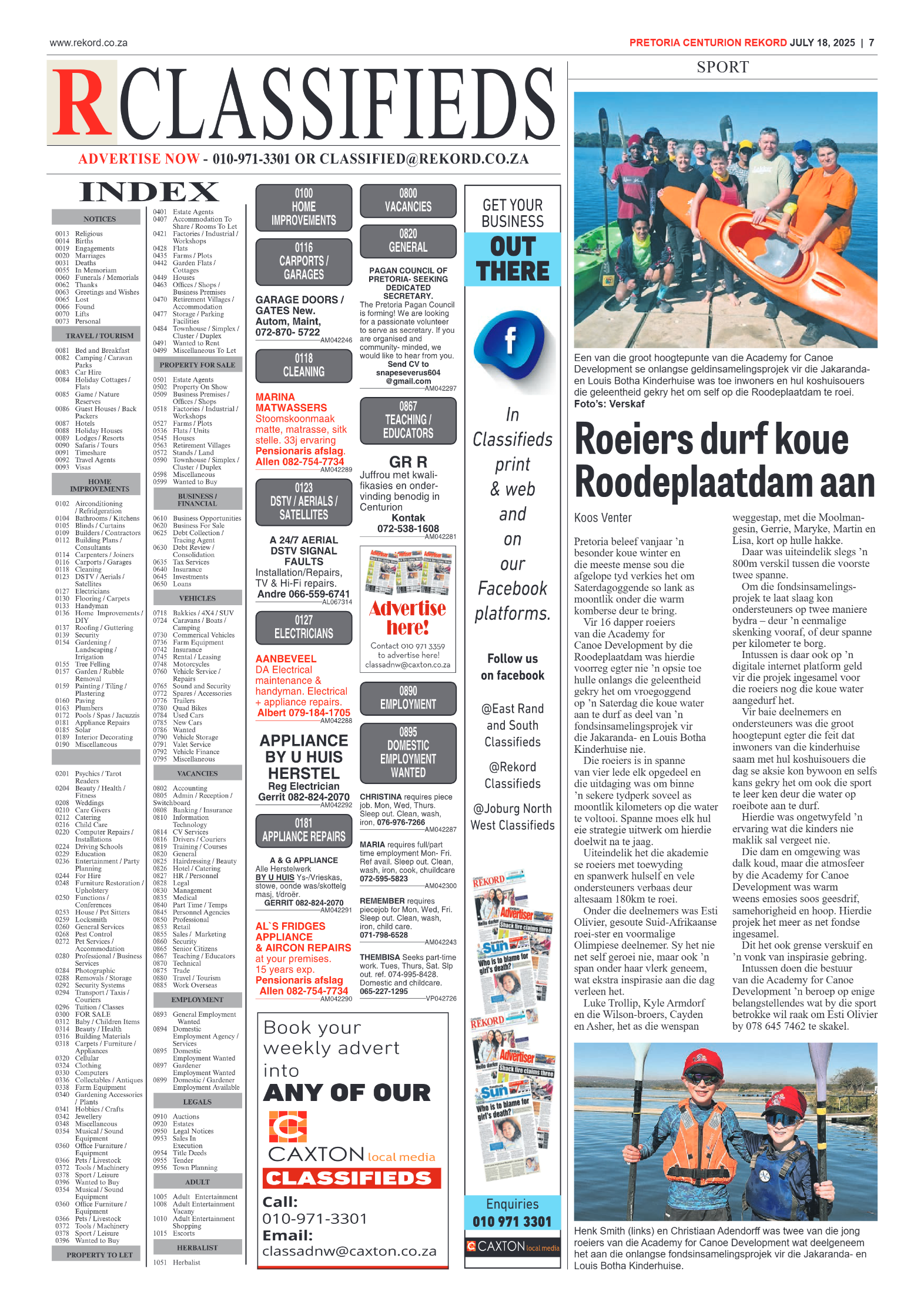 Rekord Centurion 18 July 2025 page 7