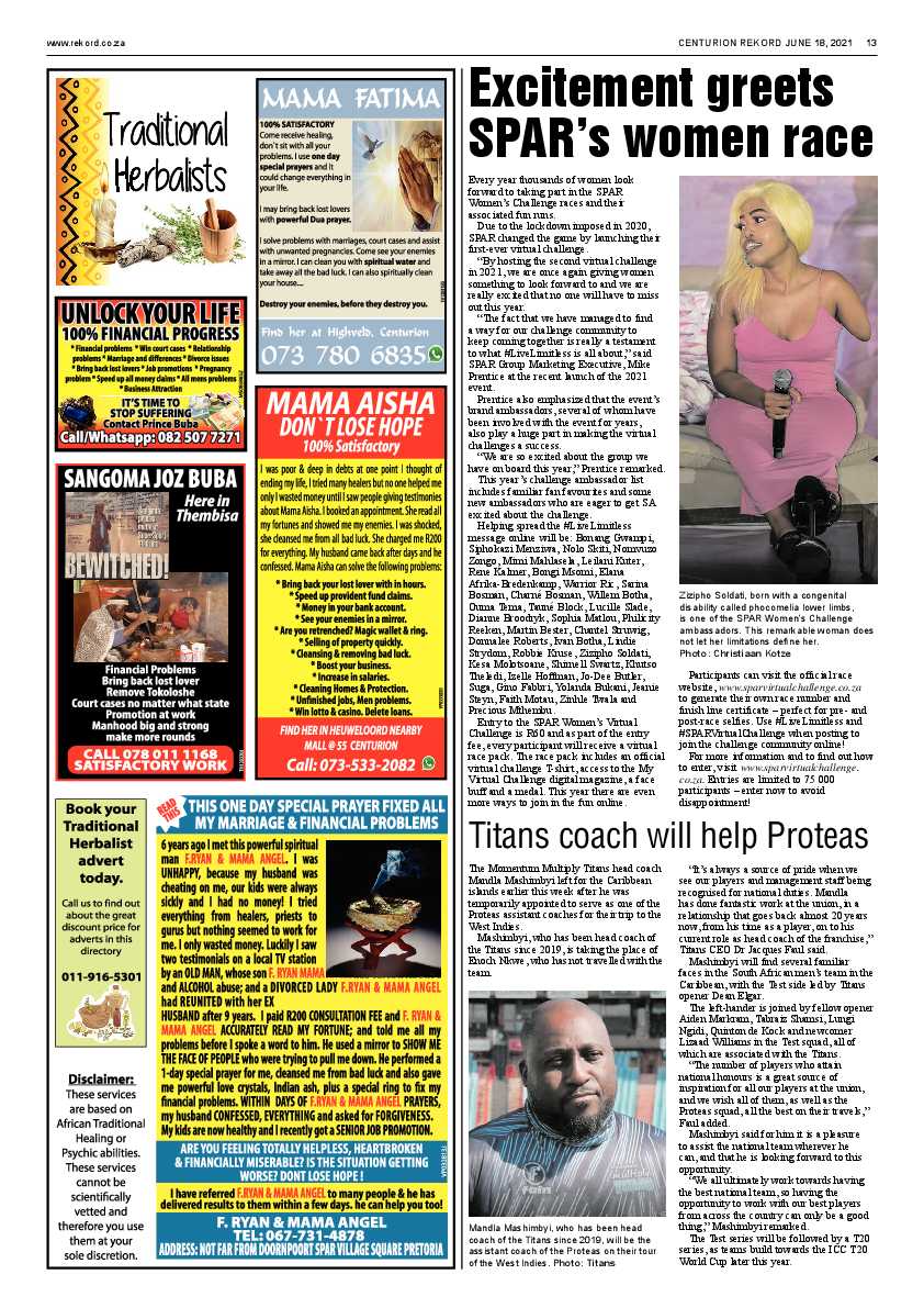 Rekord Centurion 18 June 2021 page 13