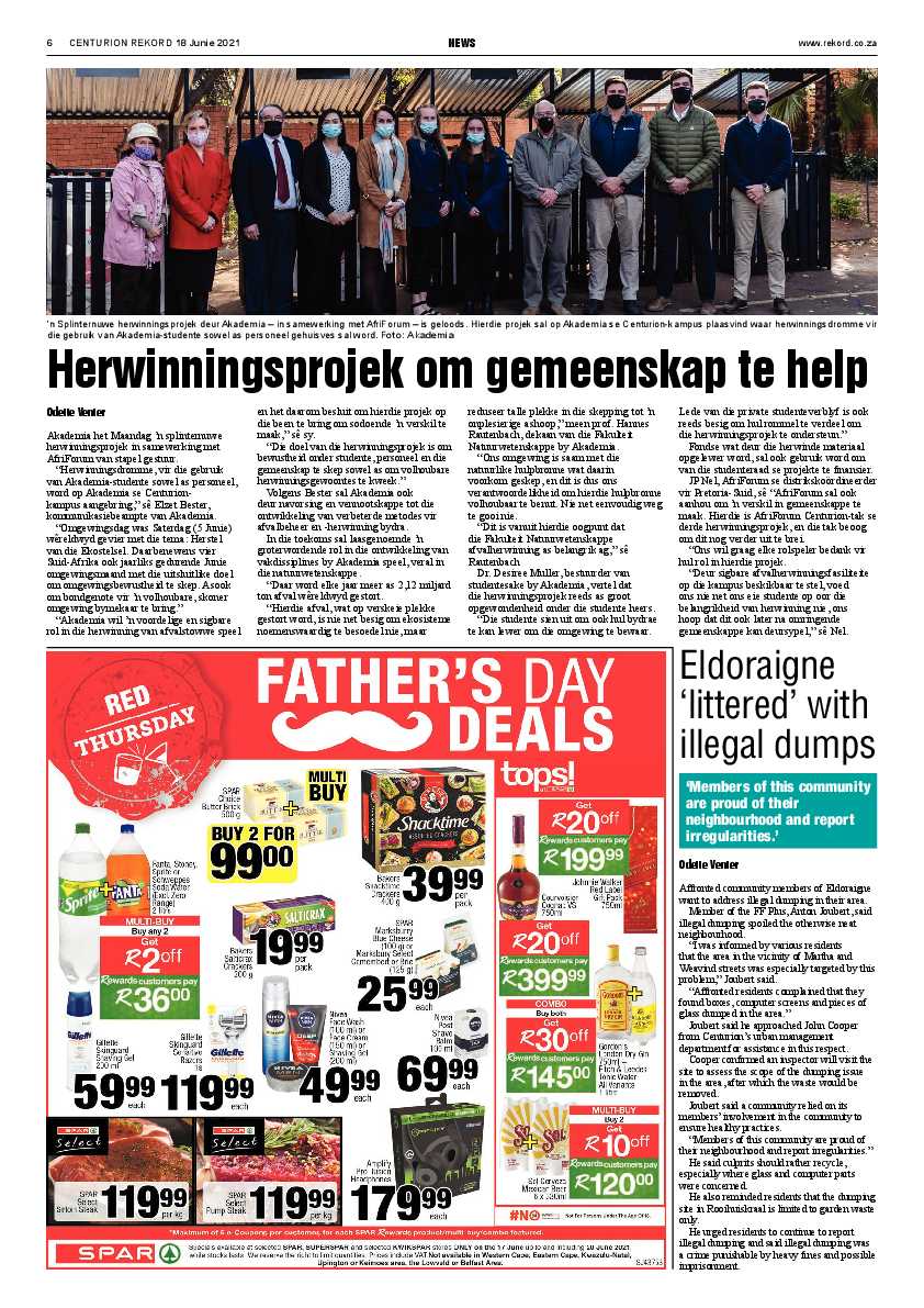 Rekord Centurion 18 June 2021 page 6