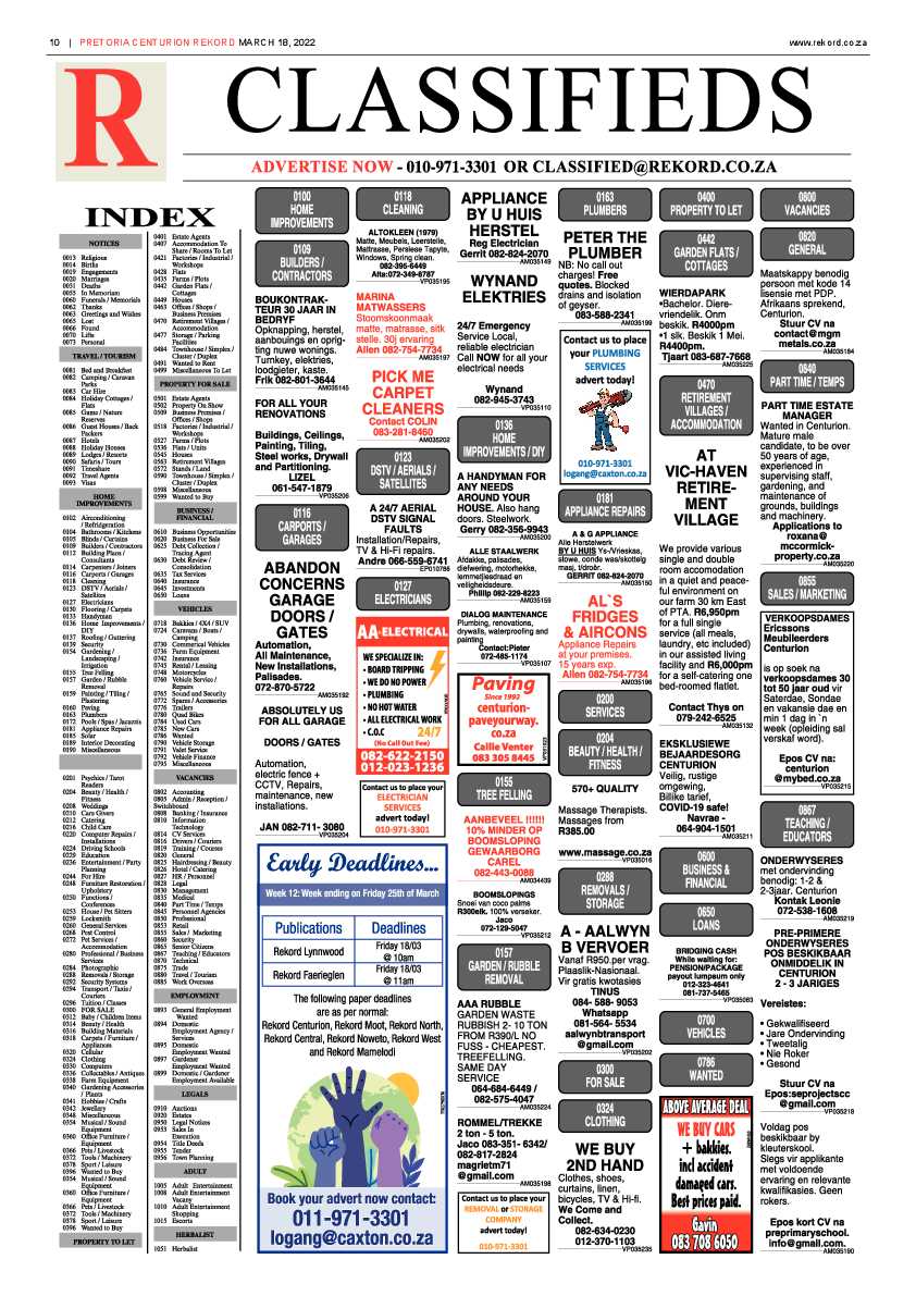 Rekord Centurion 18 March 2022 page 10