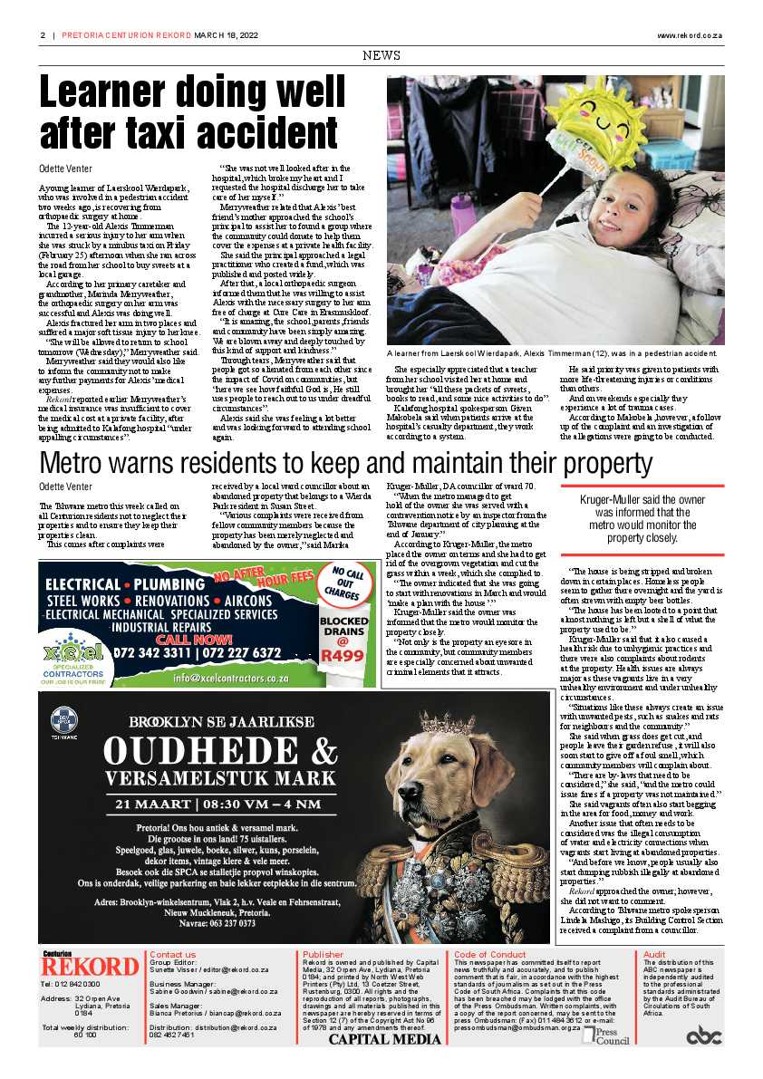 Rekord Centurion 18 March 2022 page 2