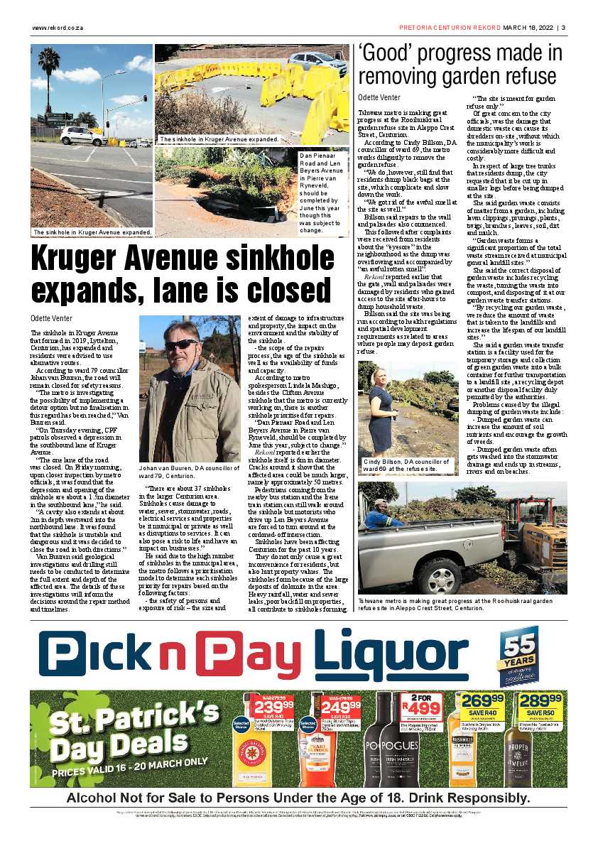 Rekord Centurion 18 March 2022 page 3