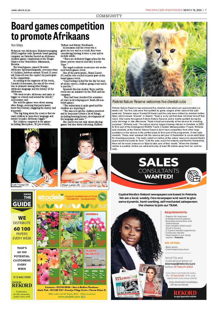 Rekord Centurion 18 March 2022 page 7
