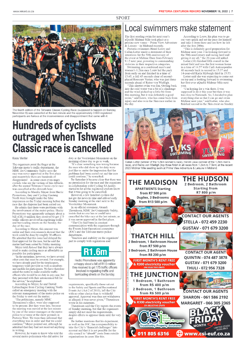 Rekord Centurion 18 November 2022 page 7