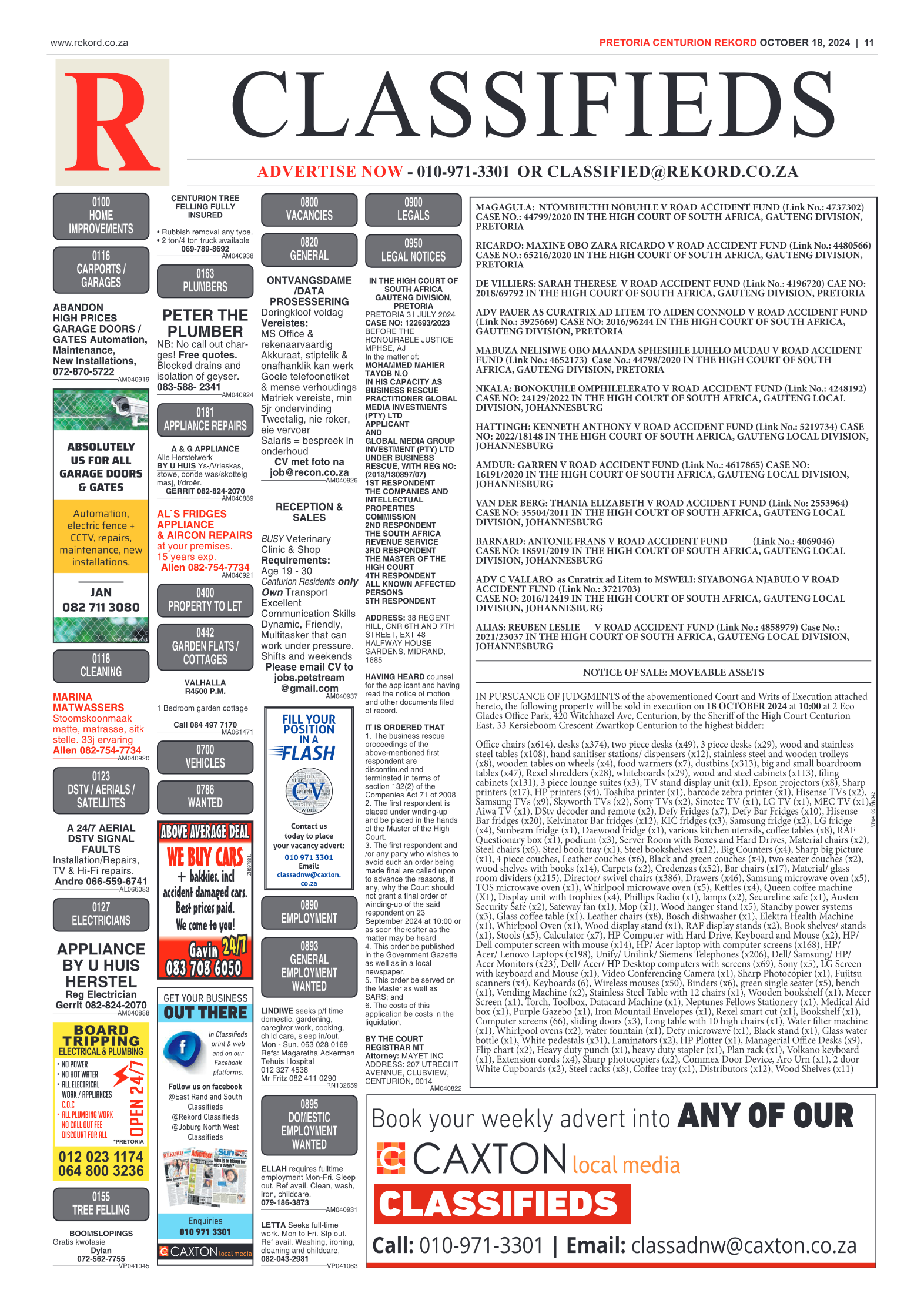 Rekord Centurion 18 October 2024 page 11