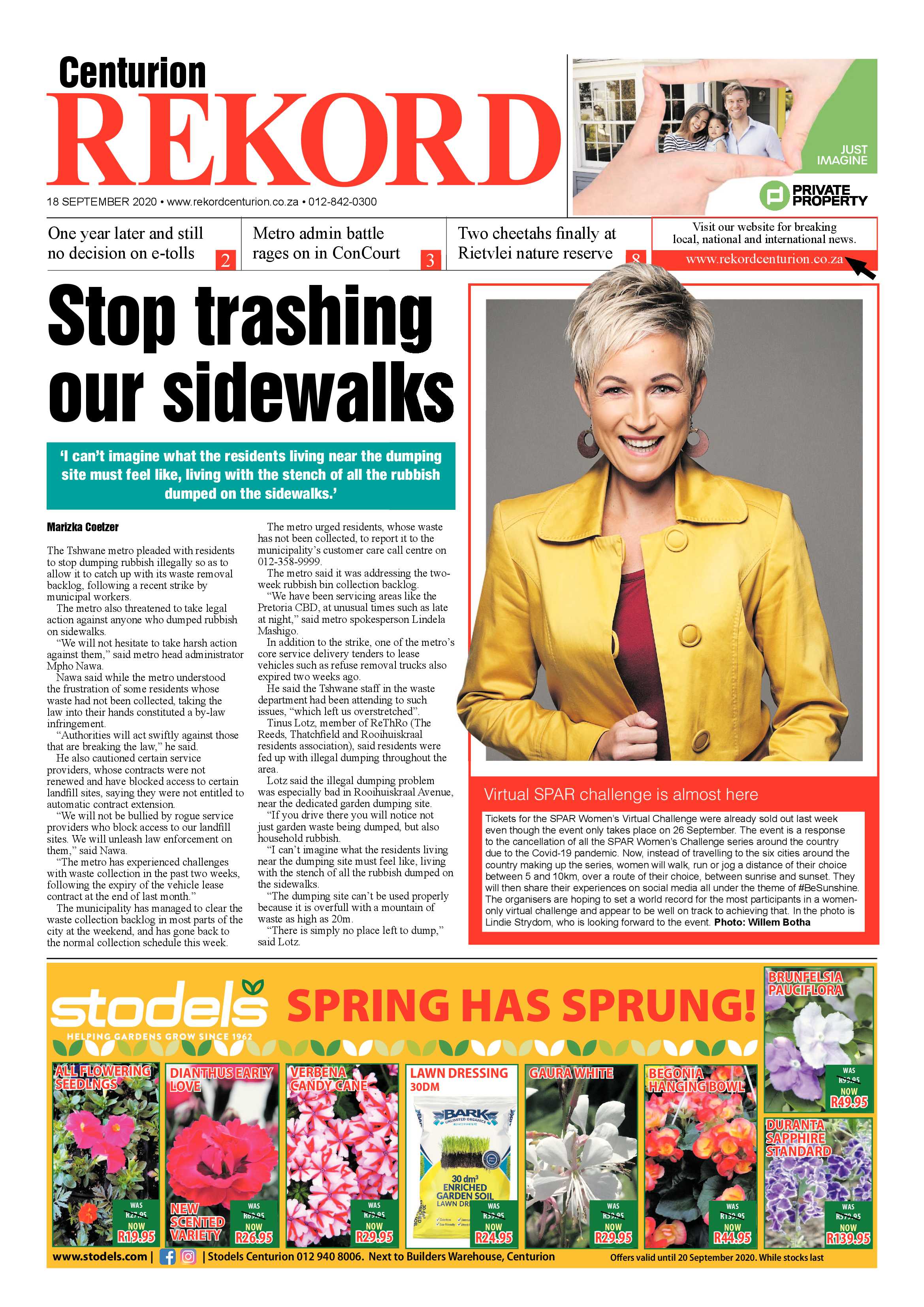 Rekord Centurion 18 September 2020 page 1