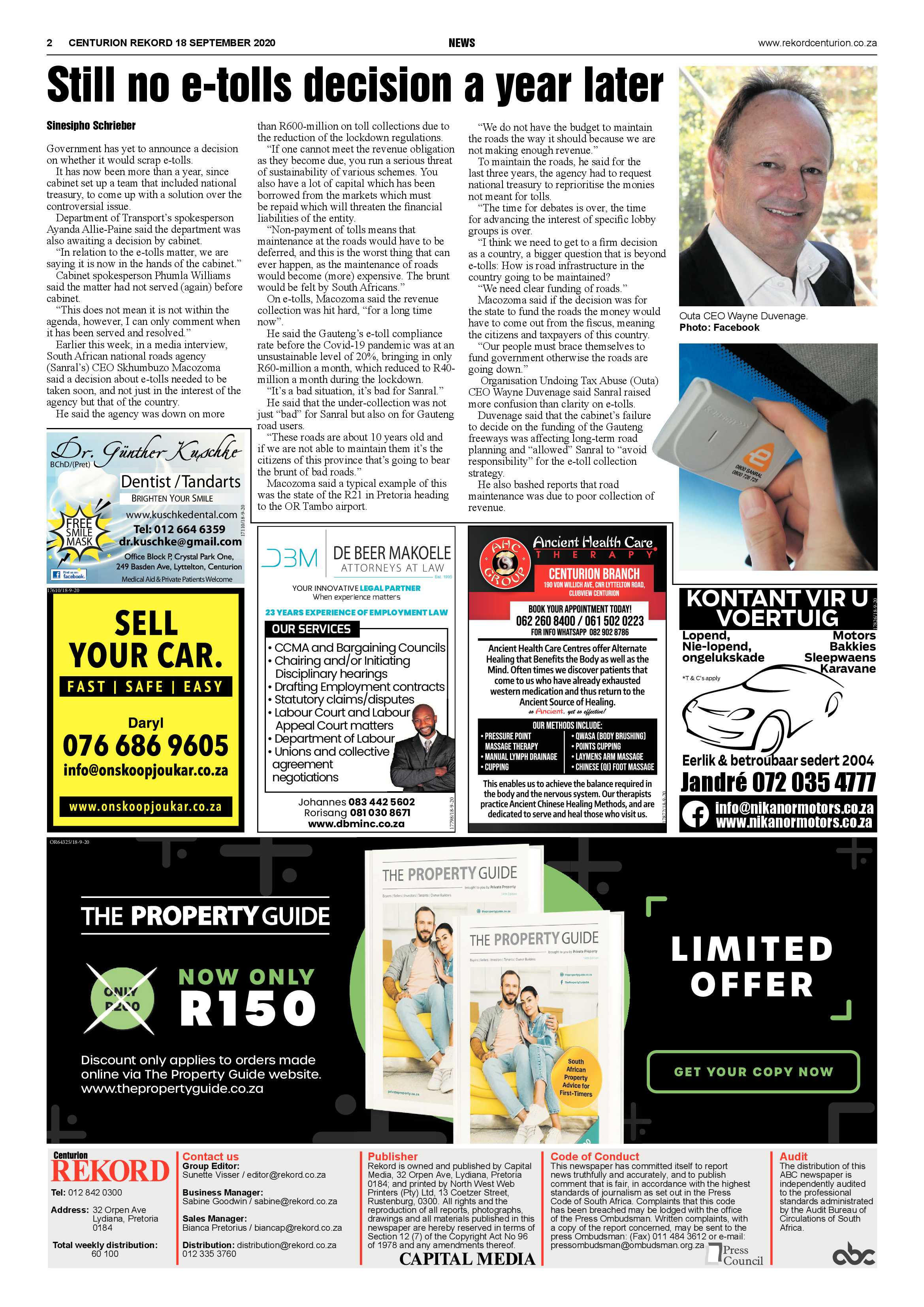 Rekord Centurion 18 September 2020 page 2