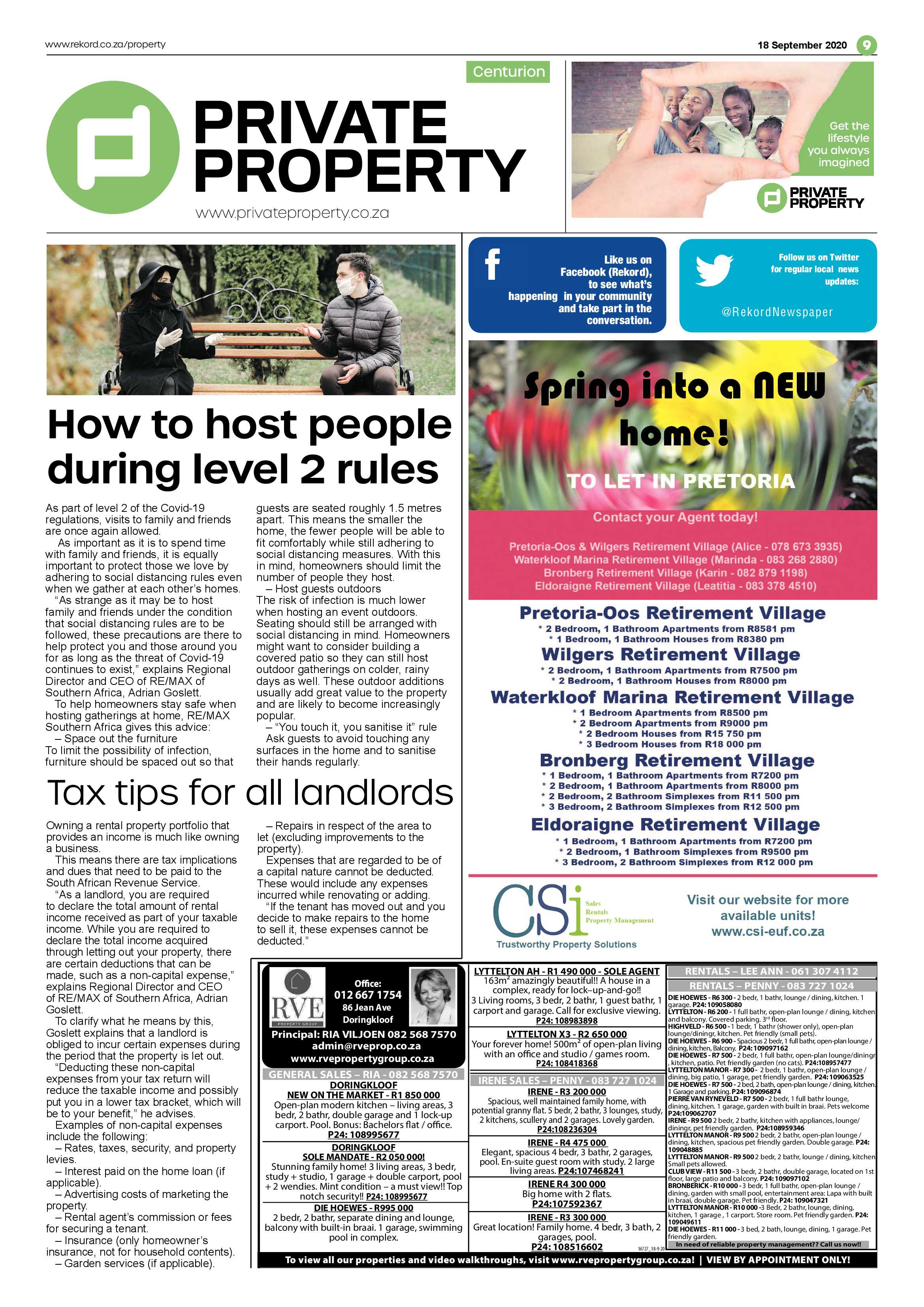 Rekord Centurion 18 September 2020 page 9