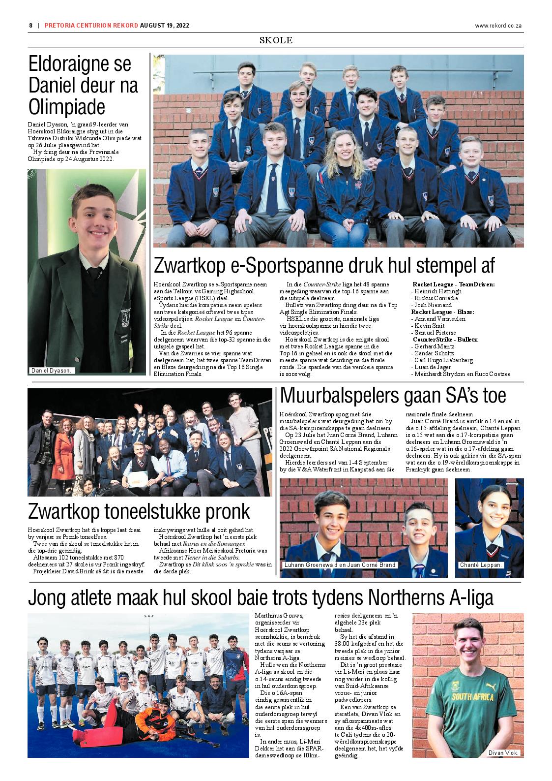 Rekord Centurion 19 August 2022 page 8
