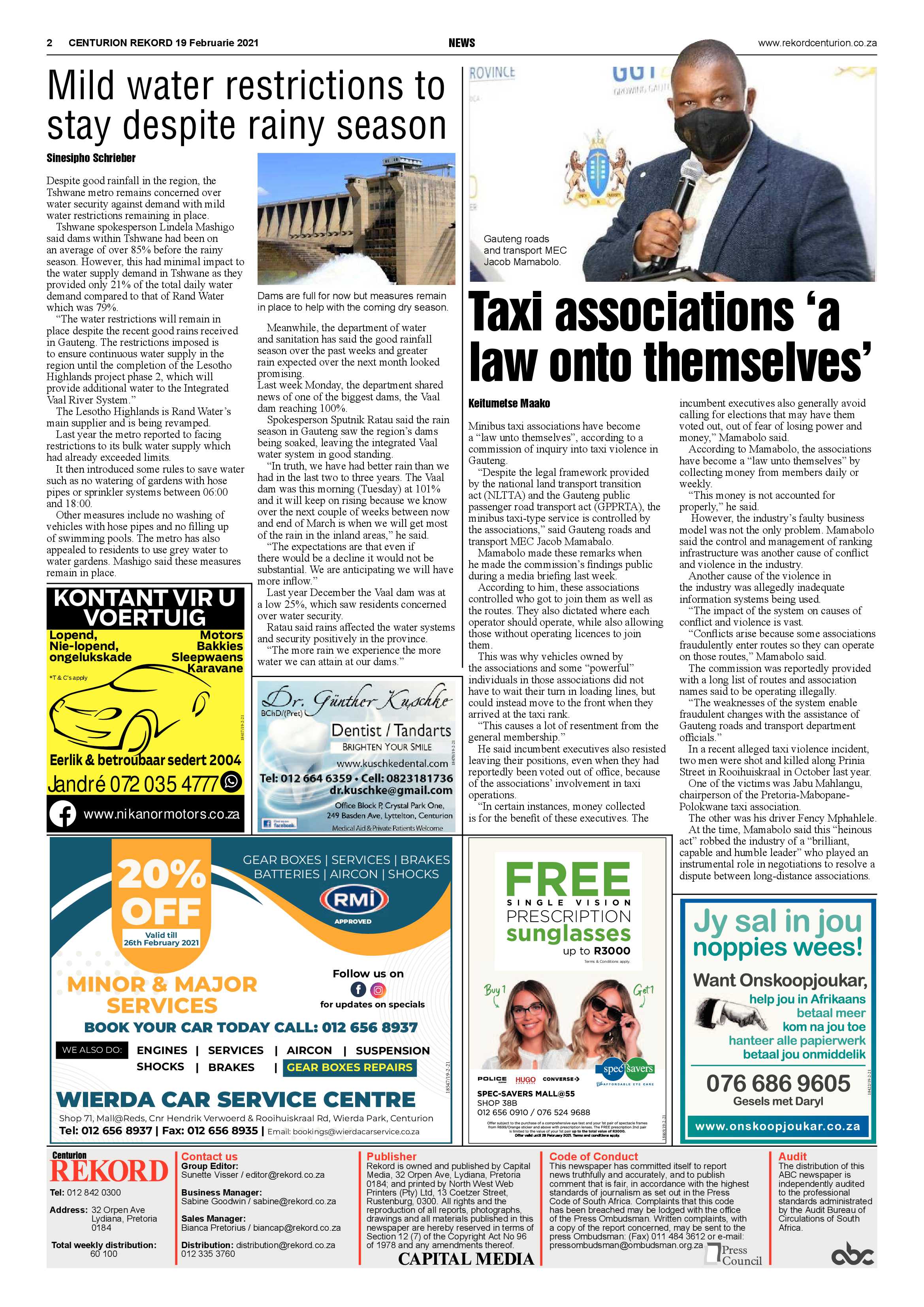 Rekord Centurion 19 February 2021 page 2
