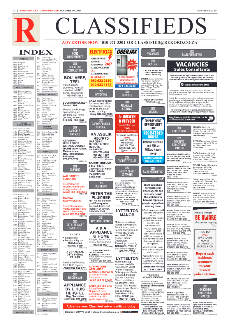 Rekord Centurion 19 January 2024 page 10